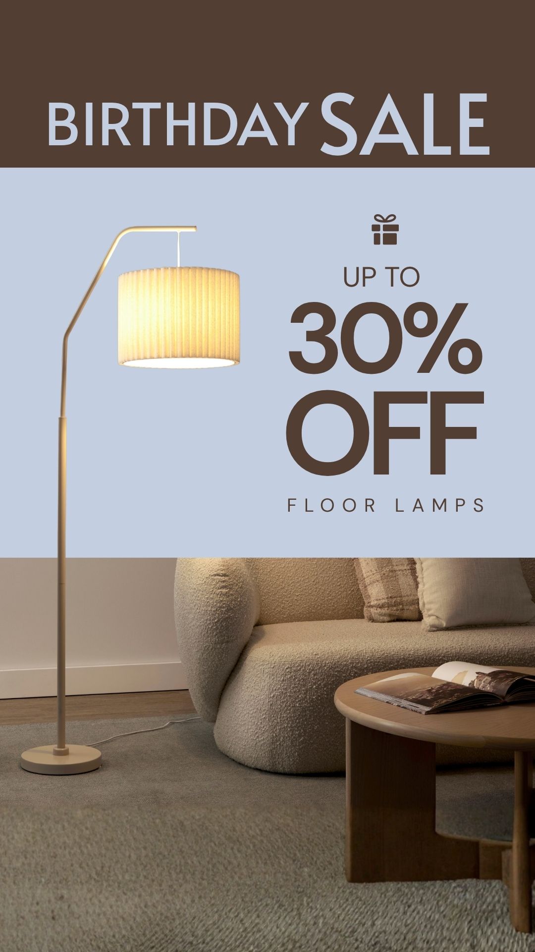 Cooper & Co. Facebook ad: Save up to 30% sitewide