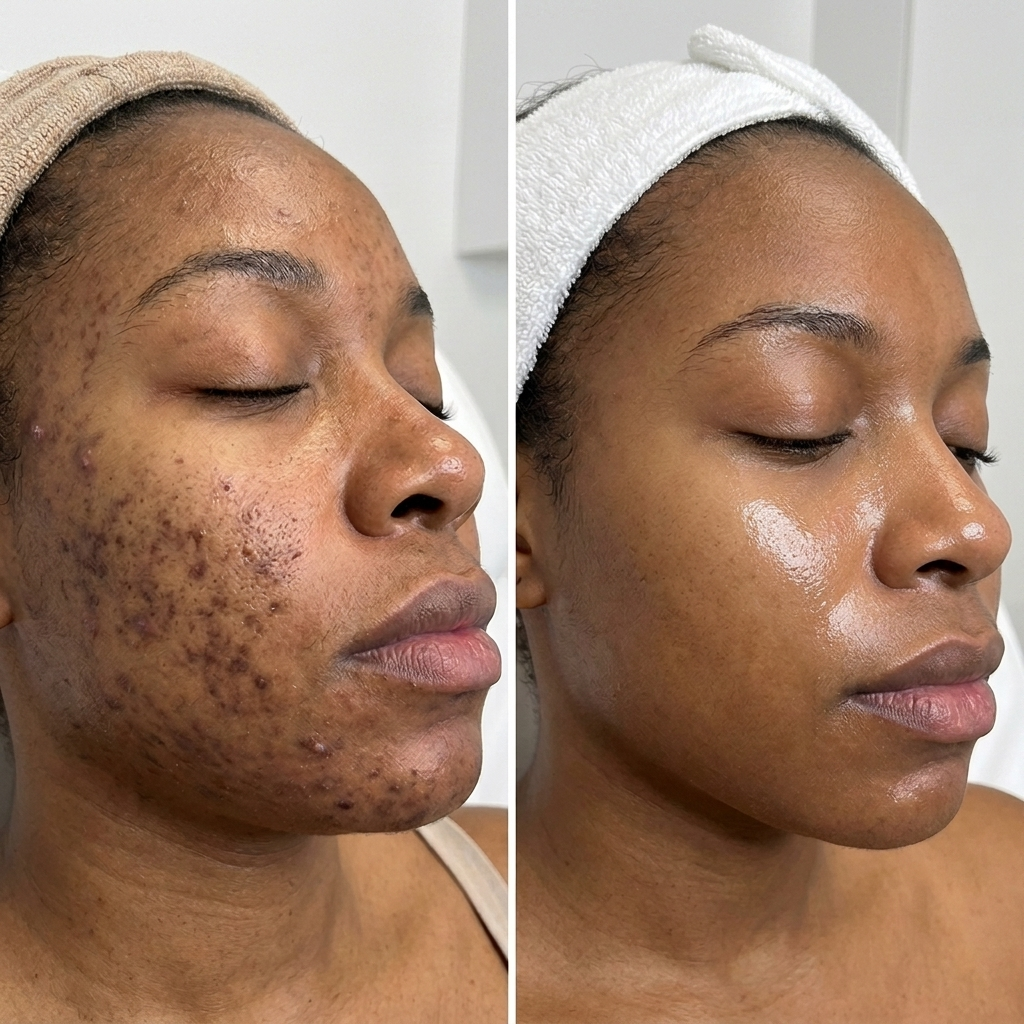 Keisha's Skin Care Journey Facebook ad