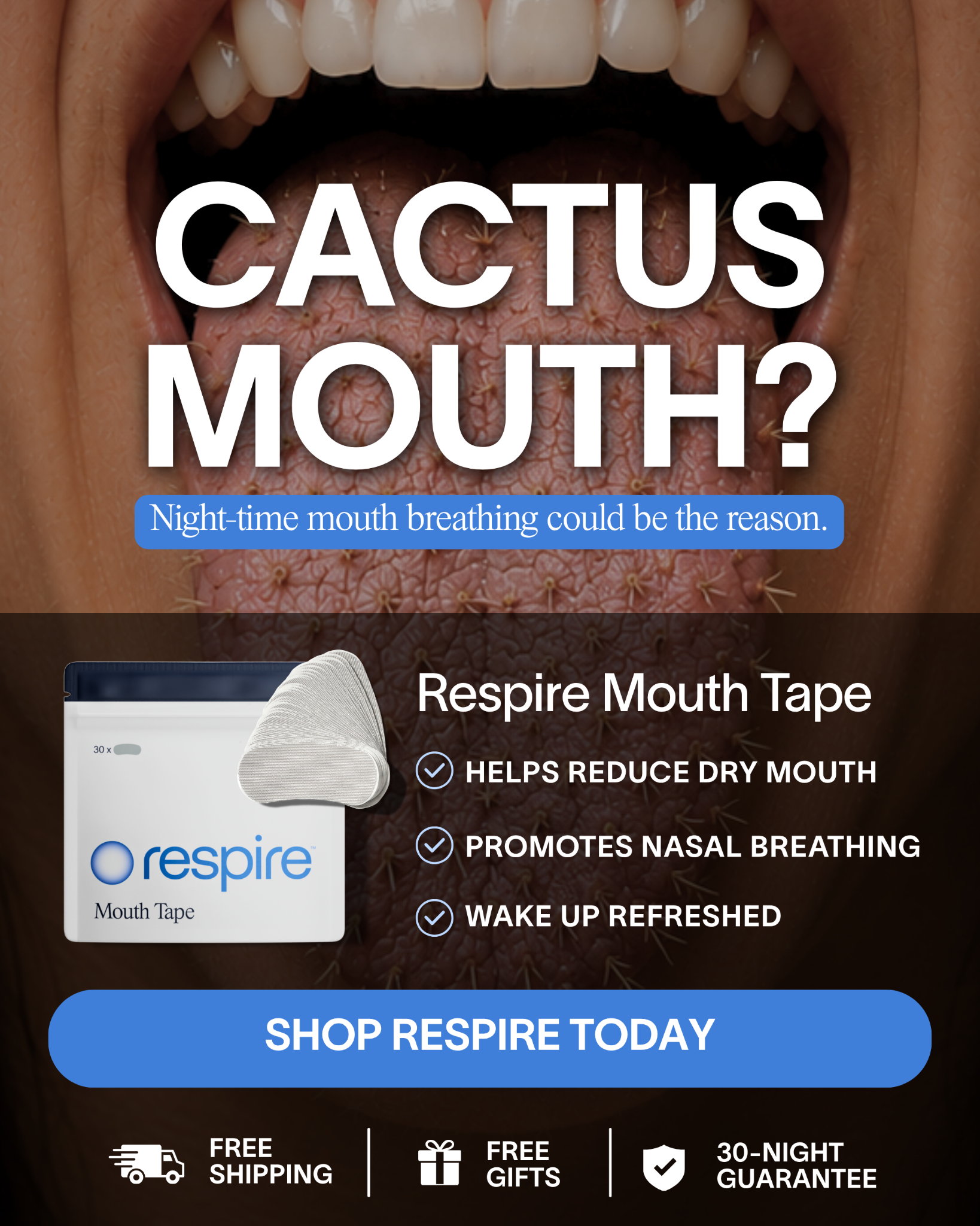 Try Respire Facebook ad