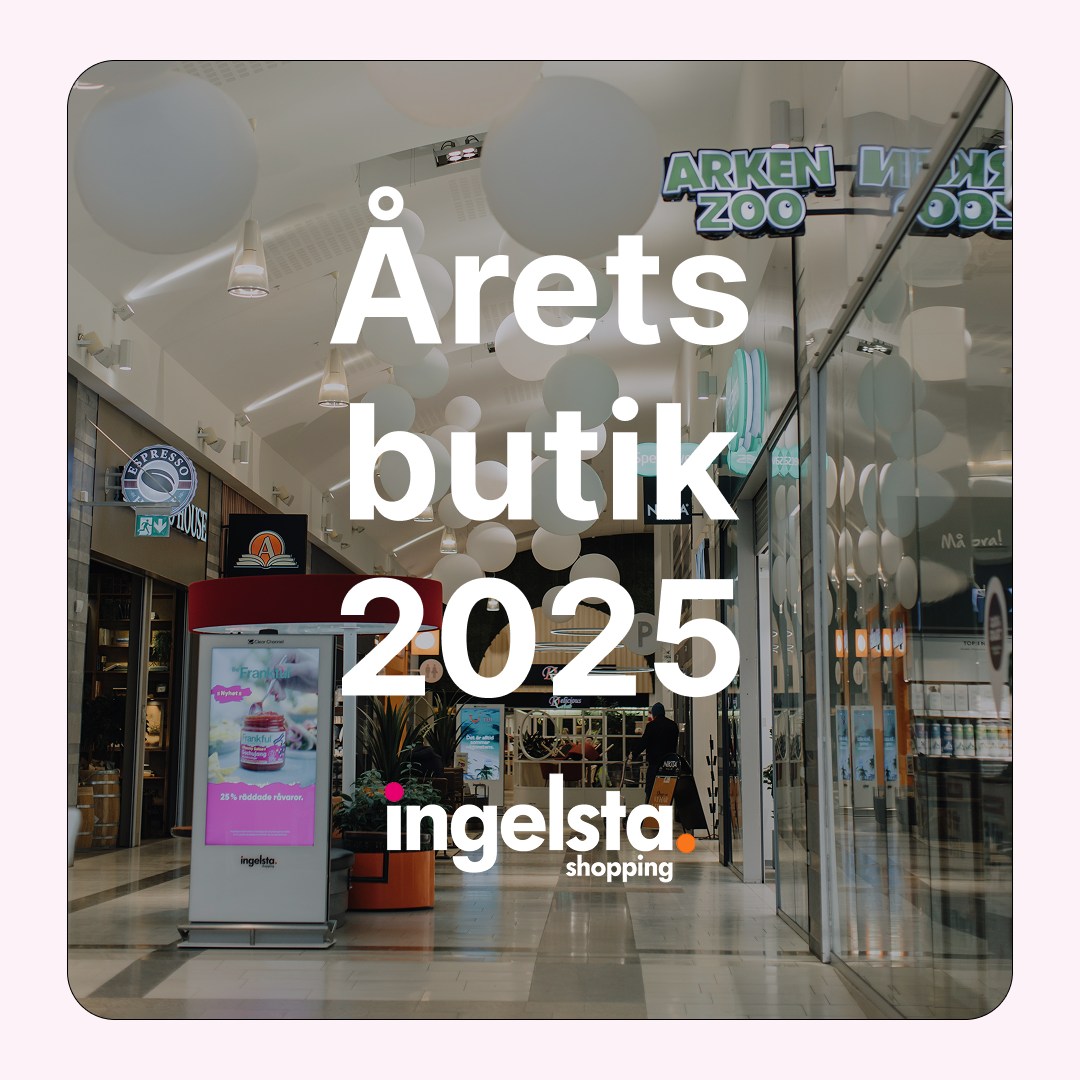 Ingelsta shopping Facebook ad: RÖSTA PÅ DIN FAVORIT och VINN ett presentkort!