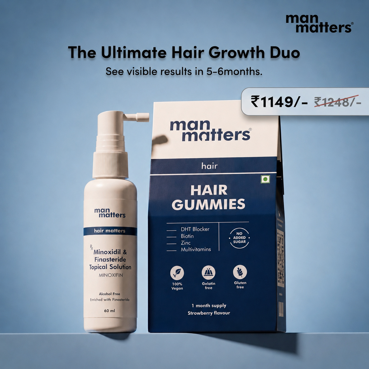 Hair Matters by Man Matters Facebook ad