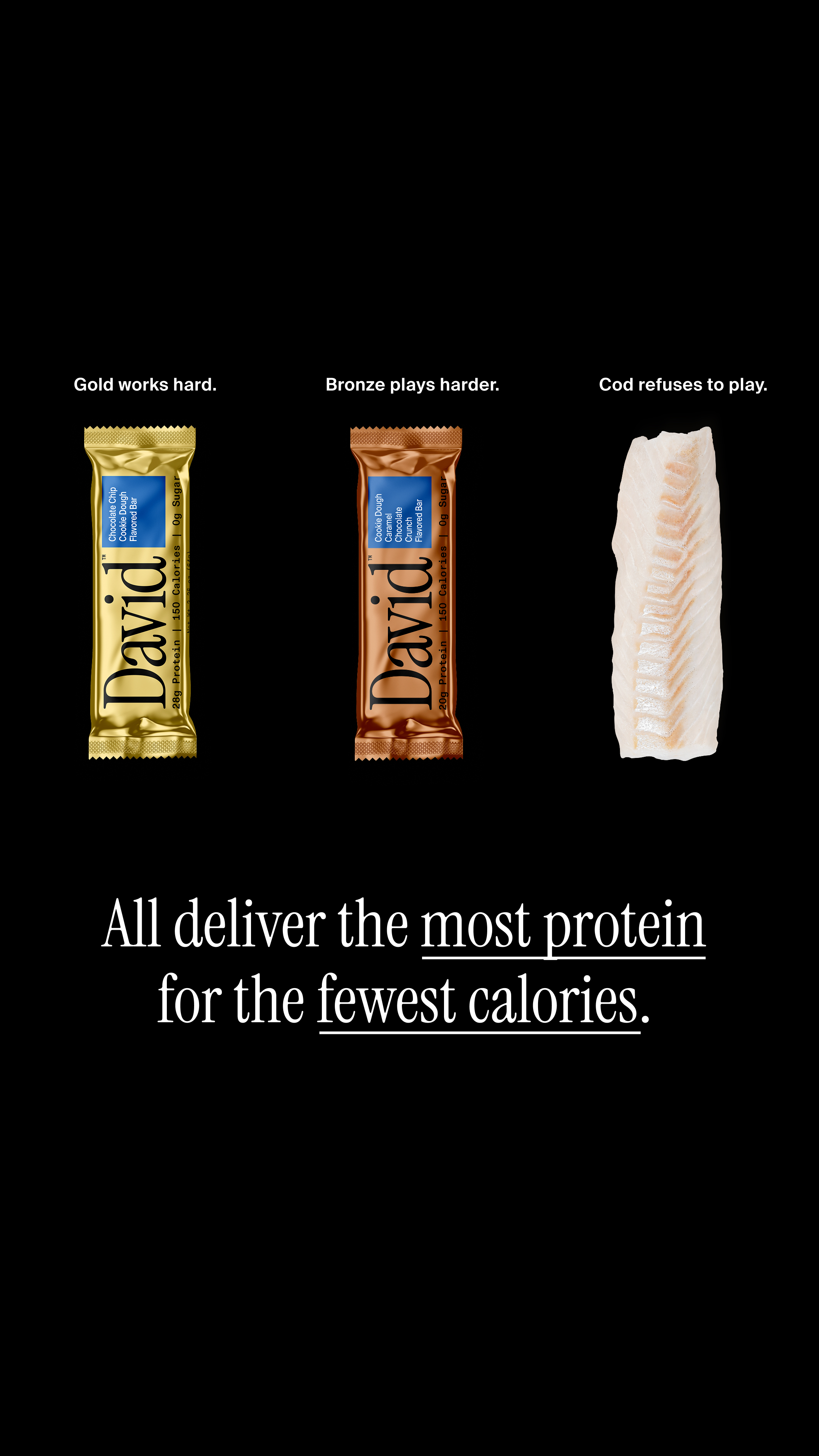 David Protein Facebook ad