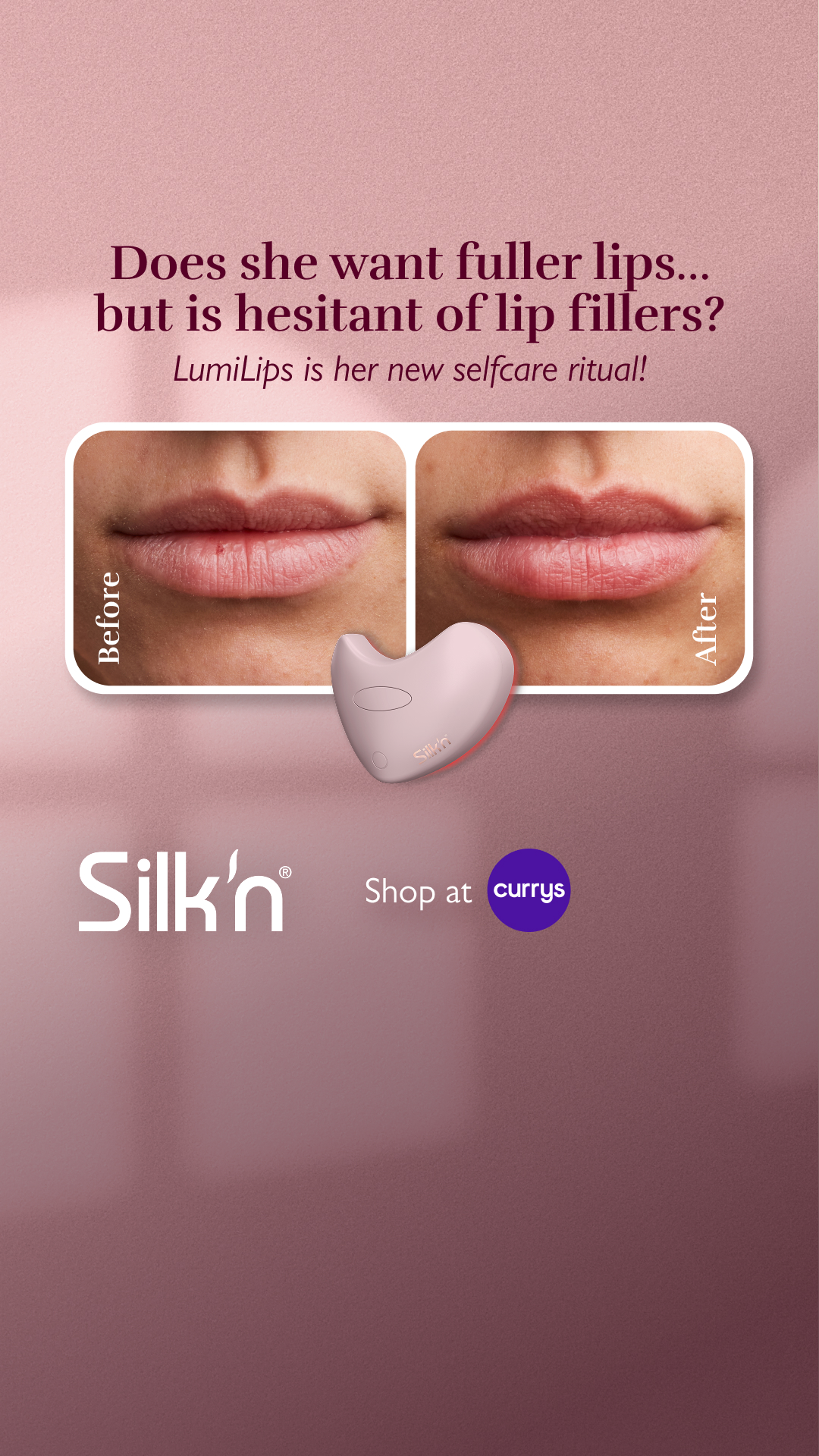 Silk'n Facebook ad