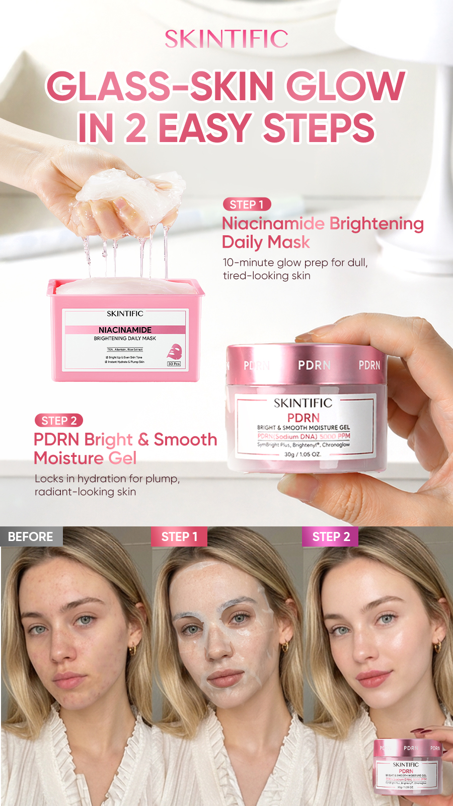 SkintificShop Facebook ad