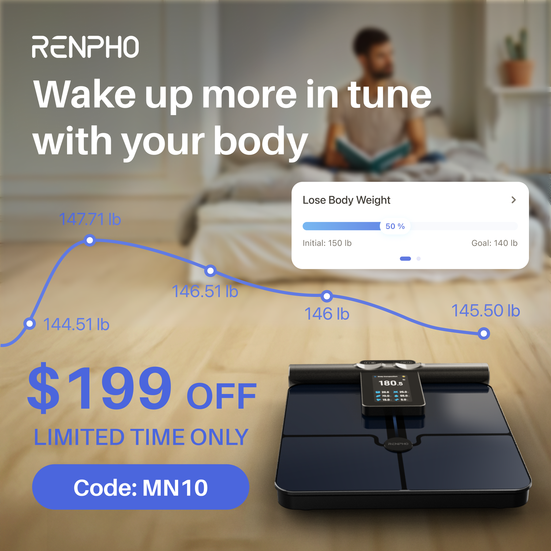 renpho Facebook ad: MorphoScan Nova Analyser