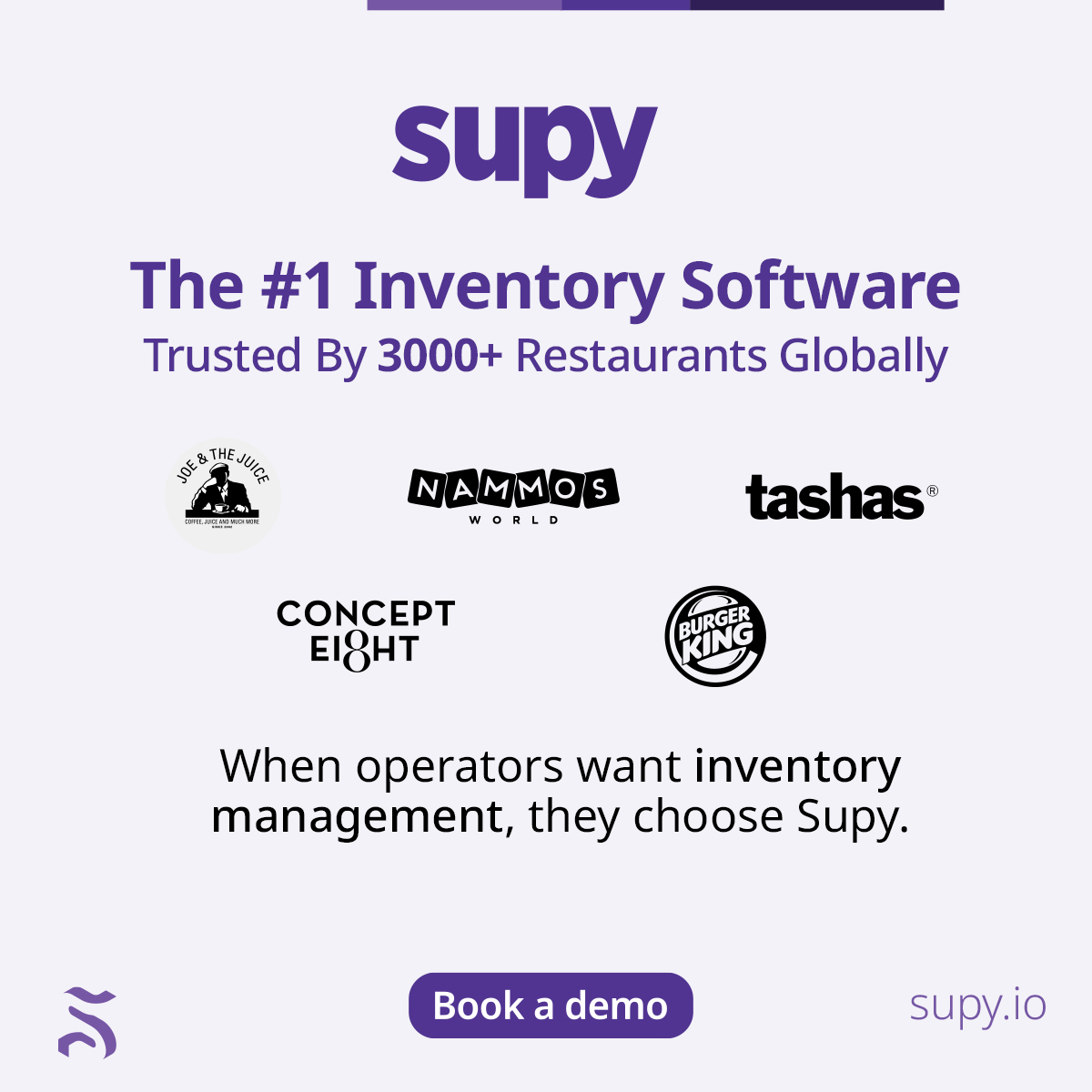 Supy Facebook ad