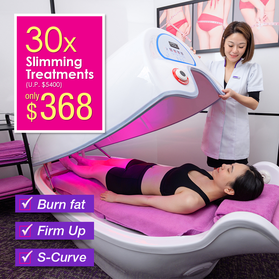 Dorra Slimming Singapore Facebook ad: 100 Slimming Packages Up for Grabs!