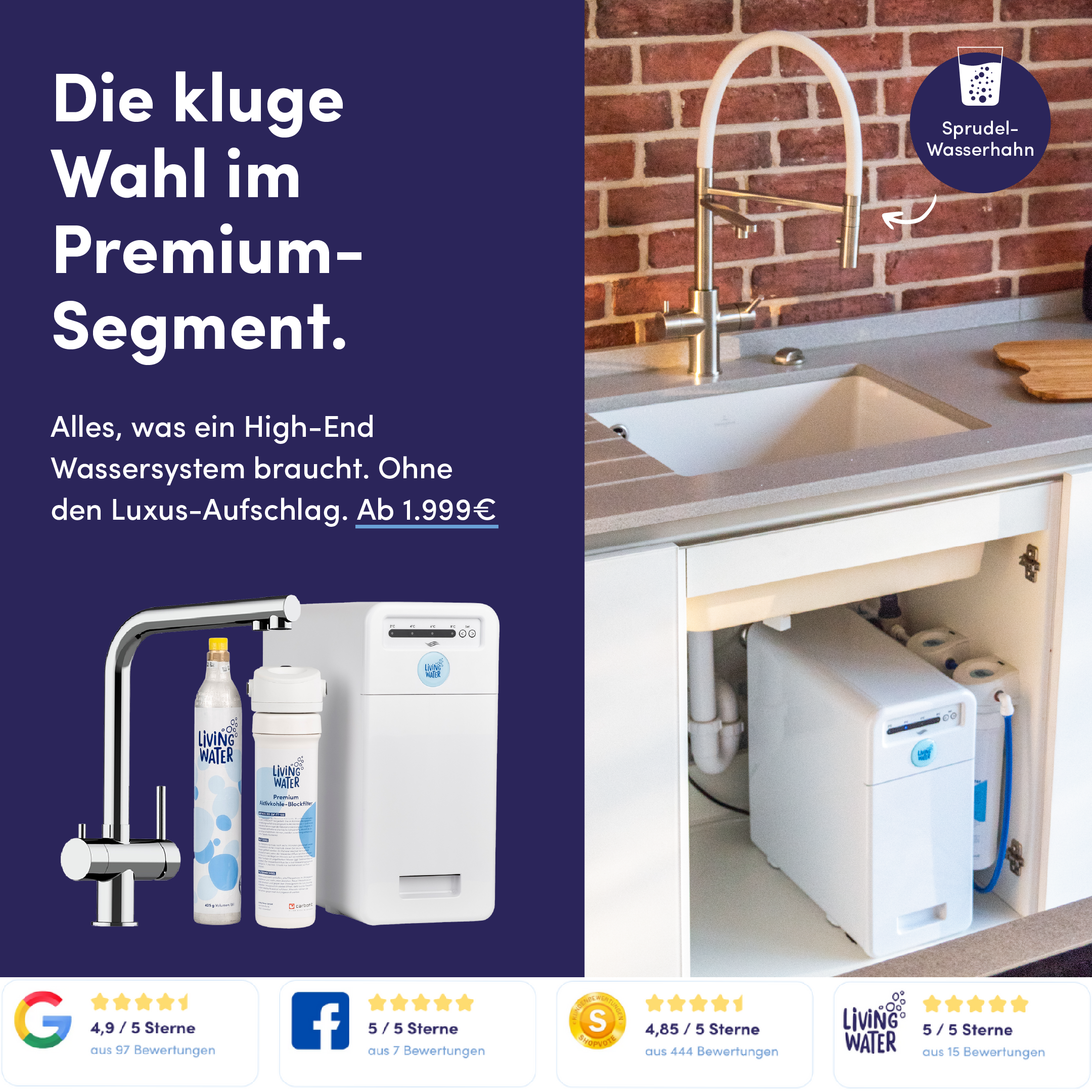 Living Water Facebook ad