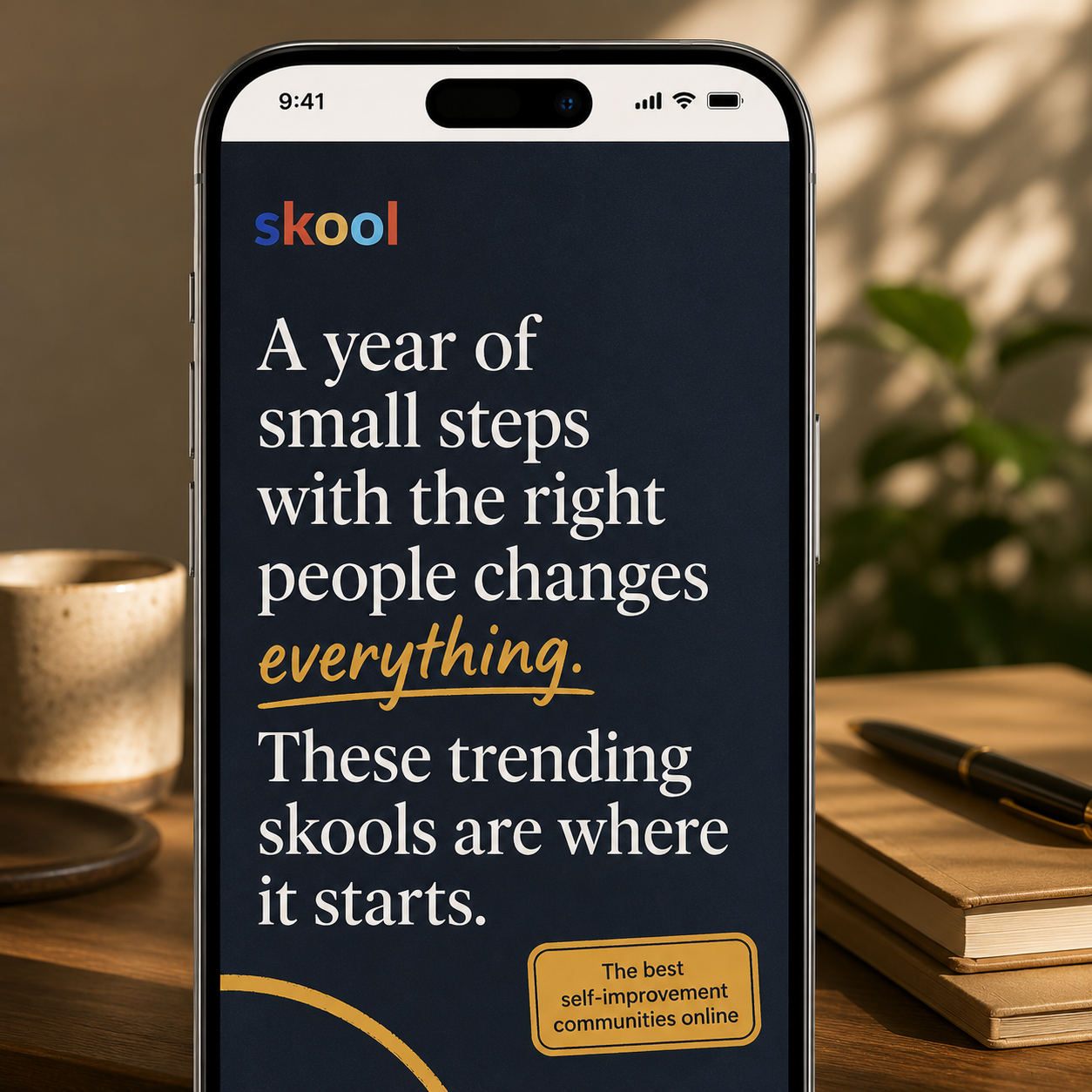 Skool Facebook ad