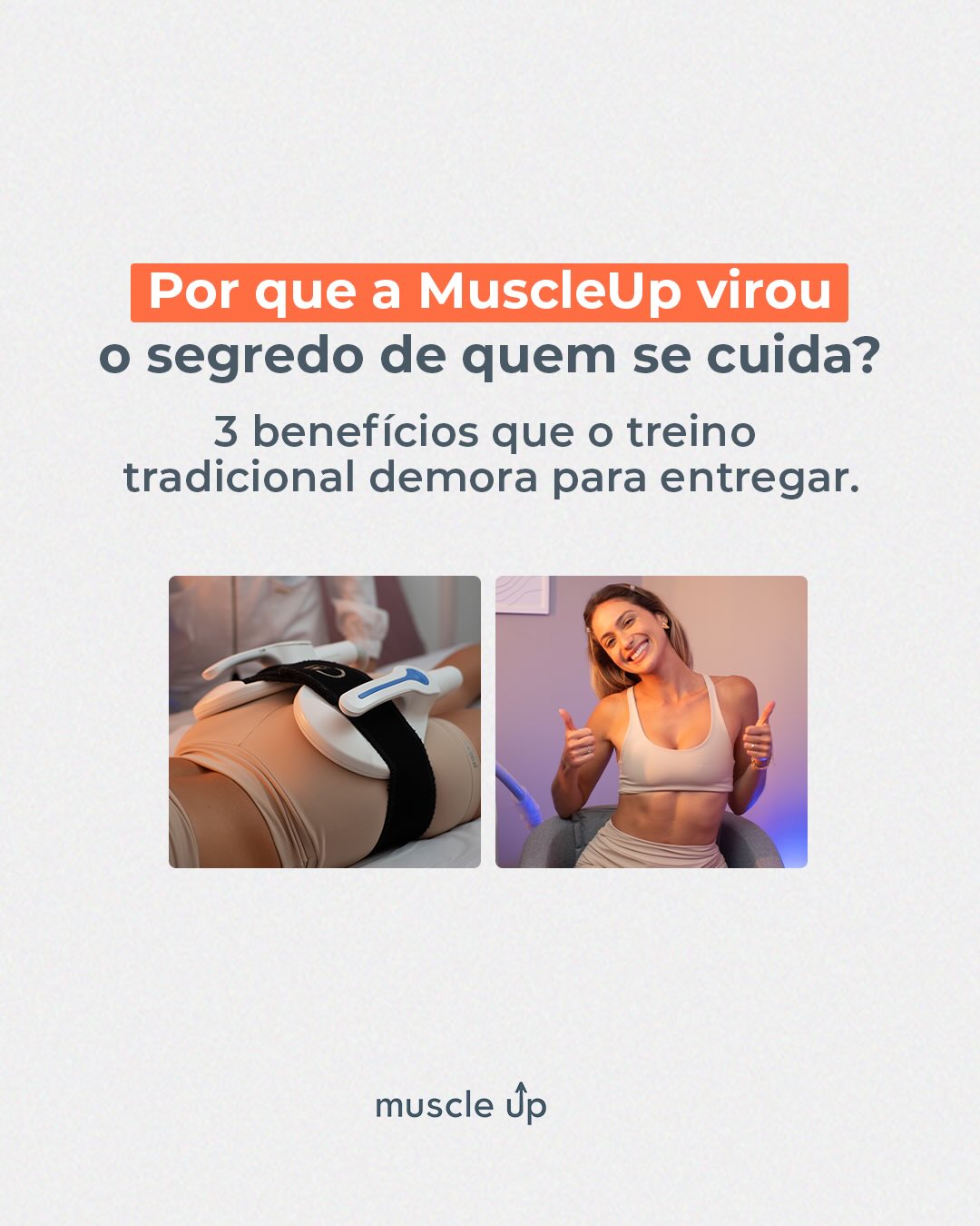 Muscle Up Facebook ad: Se você pudesse resumir seu treino ideal, ele…