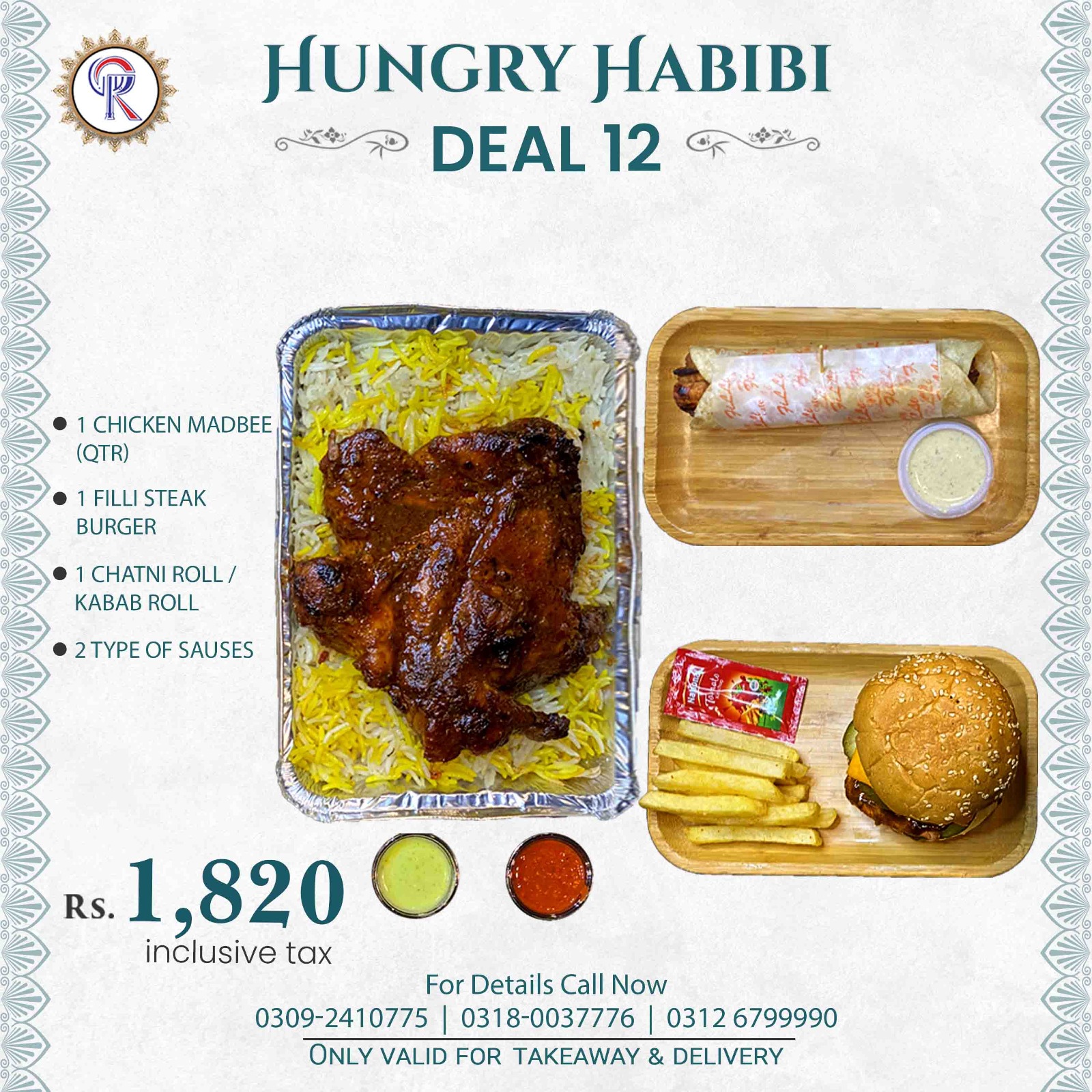 Ridan House Of Mandi Hyderabad Official مطعم ريدان Facebook ad: Up to 50% Discount Hungry Habibi Deals.