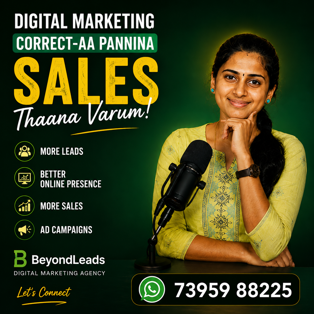 BeyondLeads Facebook ad: Social Media-la Illaya? Appo Unga Business-ai Yaarum Paaka…