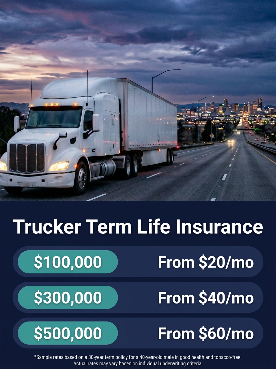 My Affordable Trucker Insurance Facebook ad