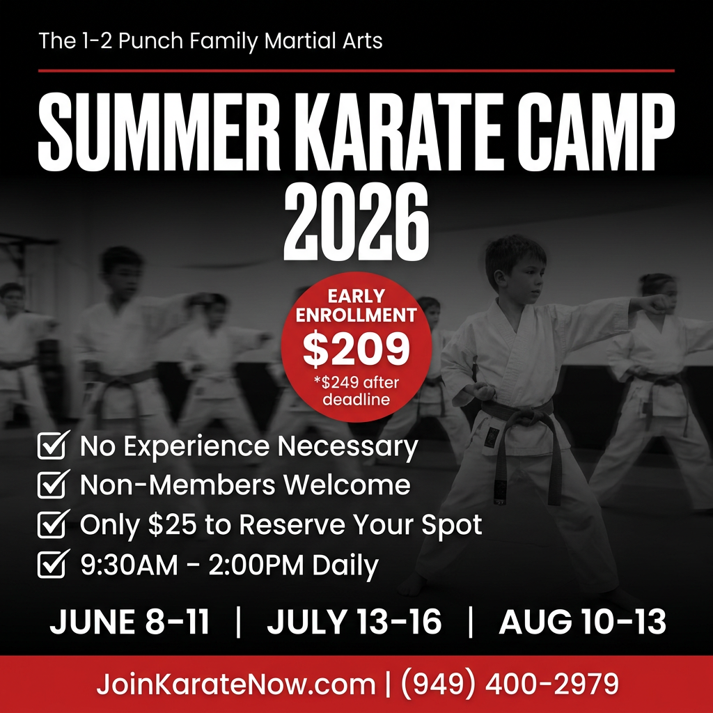 The 1-2 Punch Family Martial Arts & Fitness Center Facebook ad