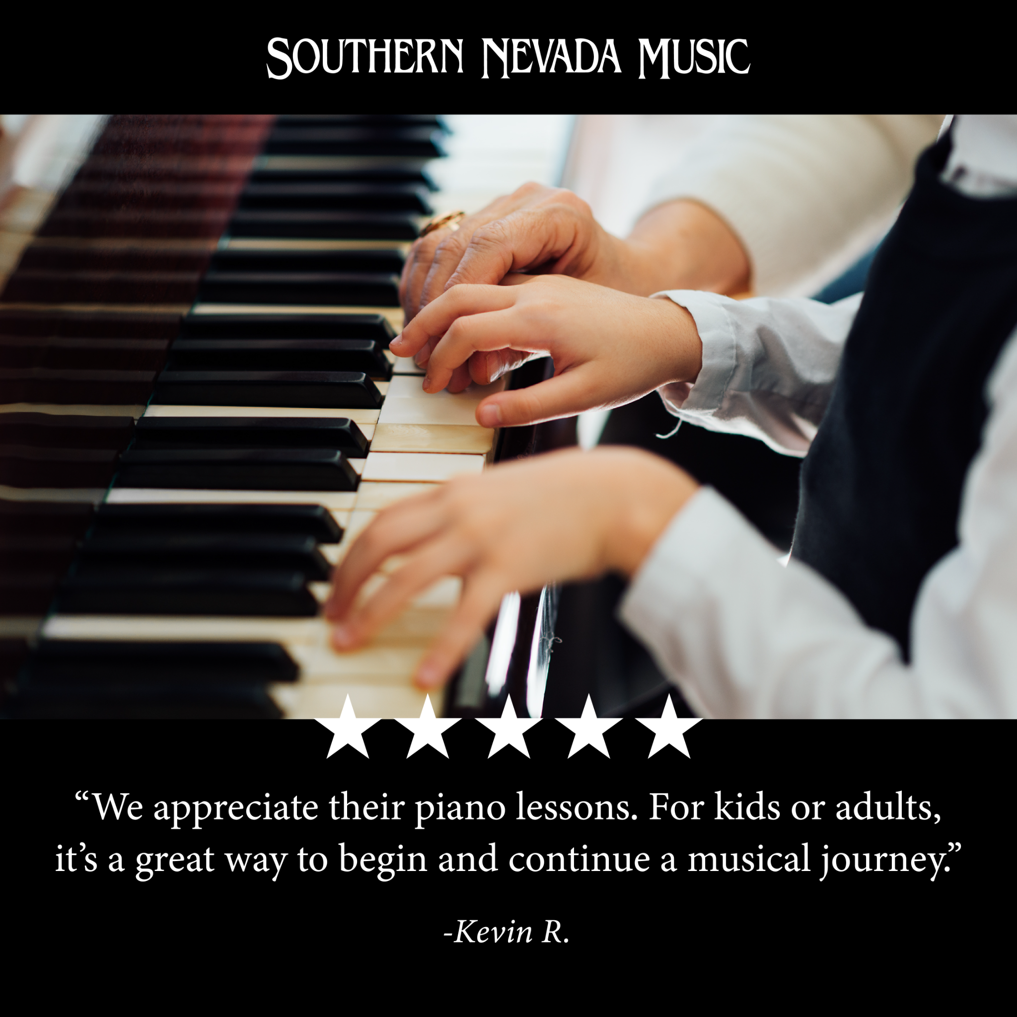 Southern Nevada Music Facebook ad: Helpful Music Teachers