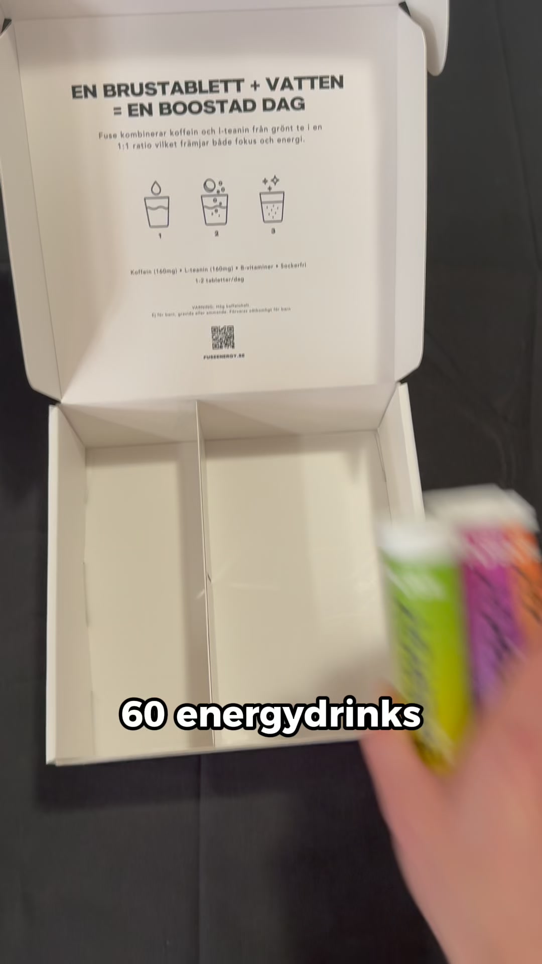 Fuse Energy Facebook ad: 2-4 day EU shipping