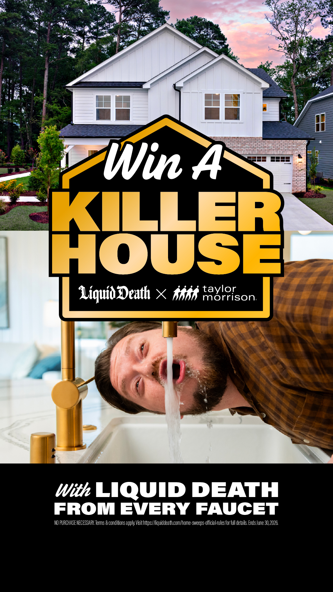 Liquid Death Facebook ad