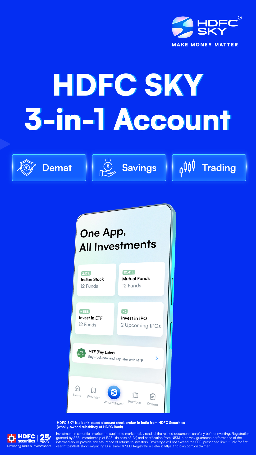 HDFC SKY Facebook ad