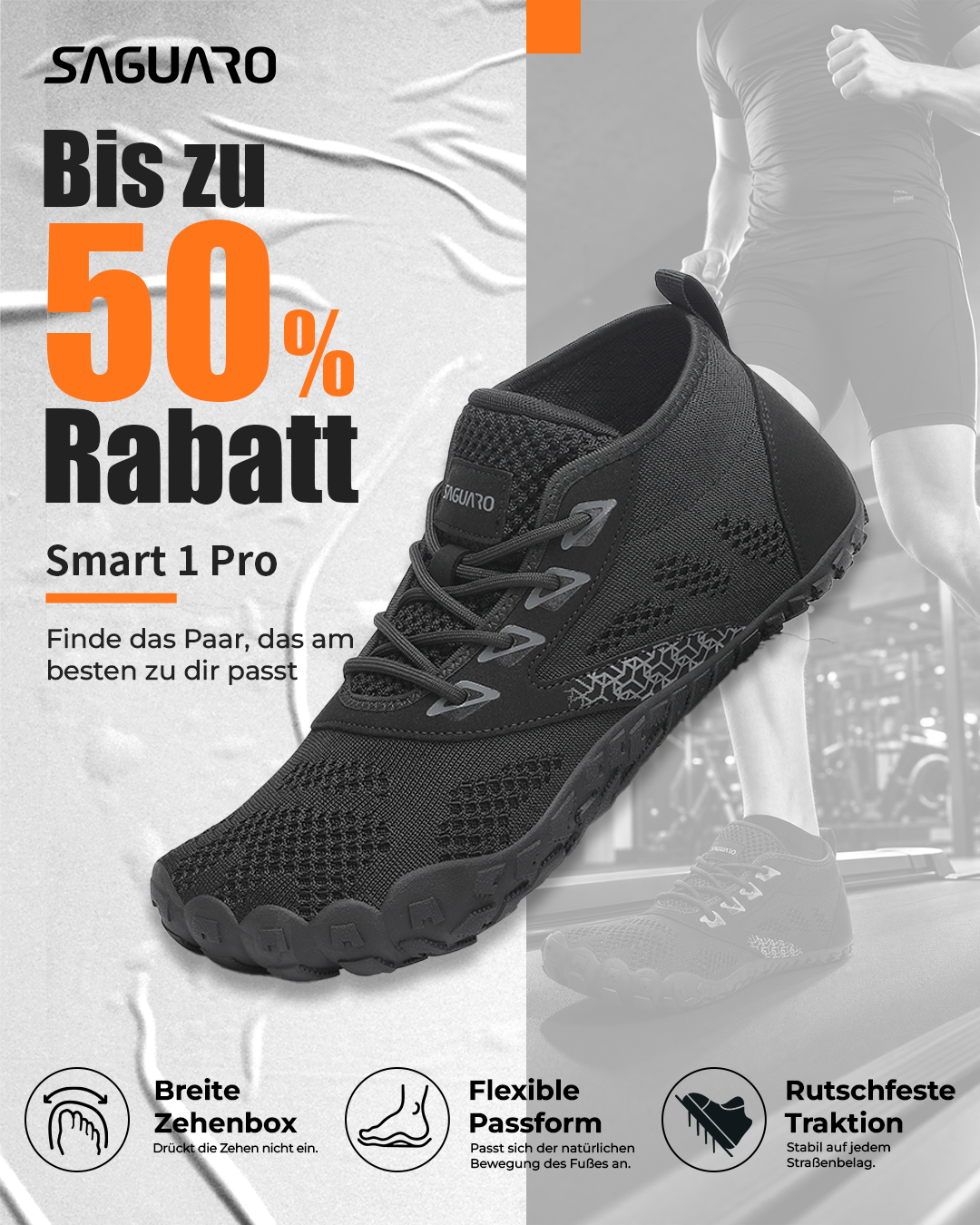 Saguaro De Facebook ad: Ein Schuh. Alle Abenteuer.