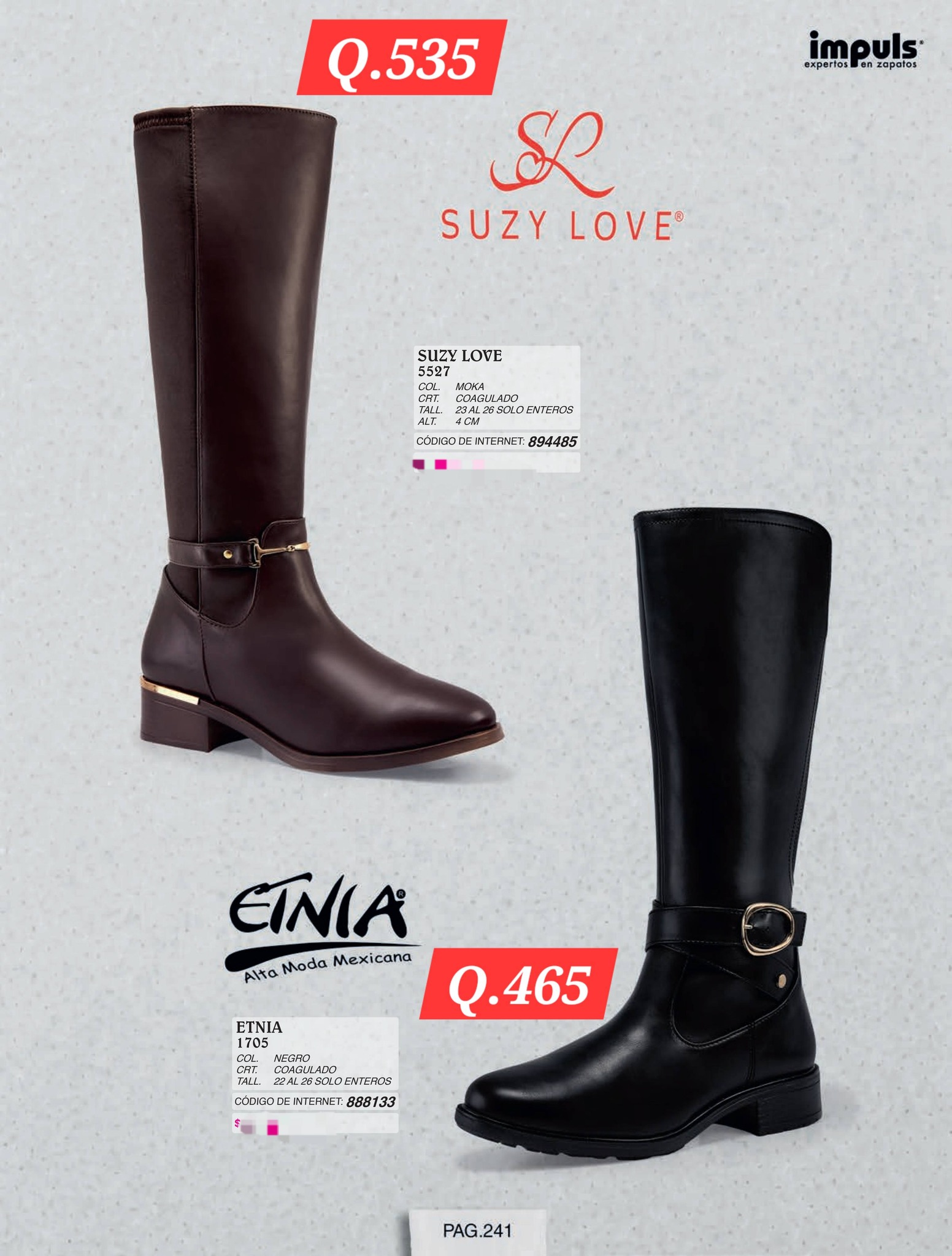 Multimarcas Facebook ad: Botas y Botines para Dama