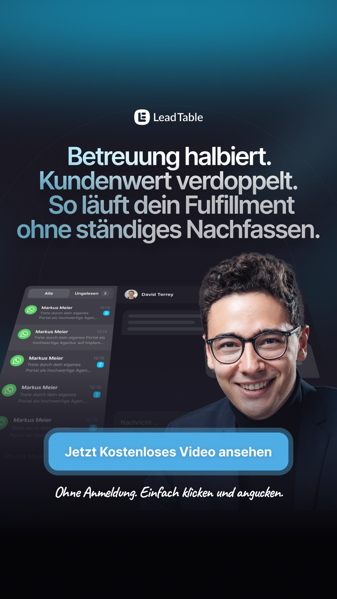 LeadTable - Agentursoftware Facebook ad