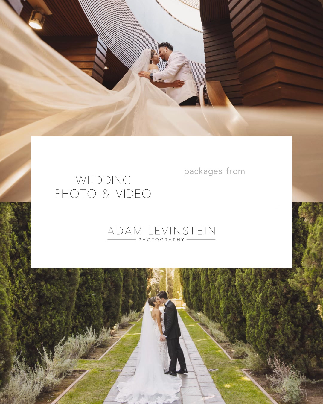 Adam Levinstein Photography Facebook ad: Wedding Photography That Tells Your Love Story