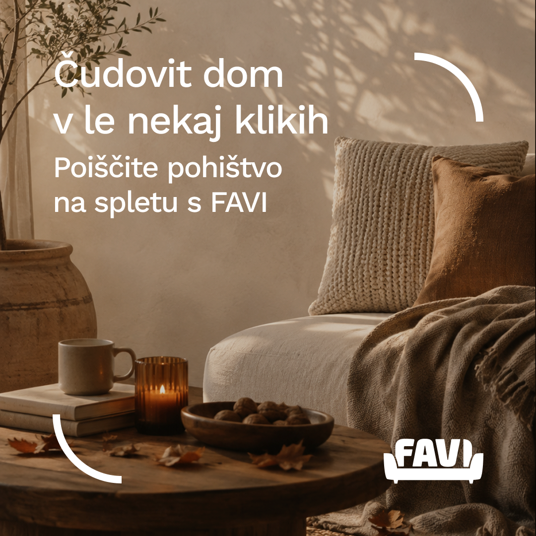 FAVI.si Facebook ad: Ustvarite čudovit dom s FAVI