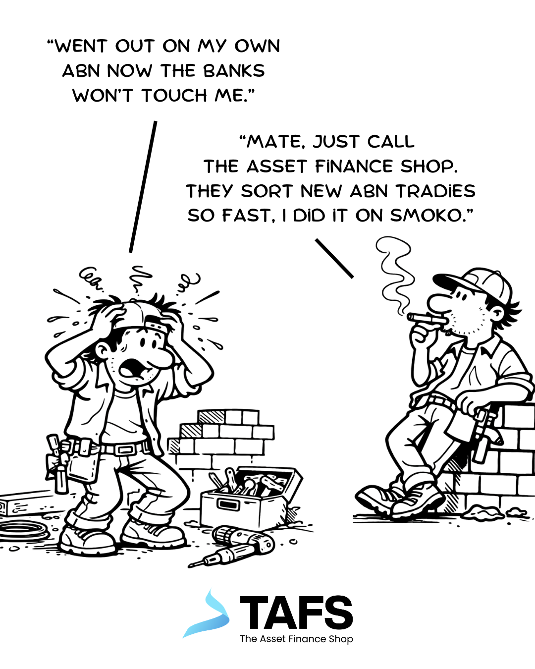 Asset Finance Shop Facebook ad