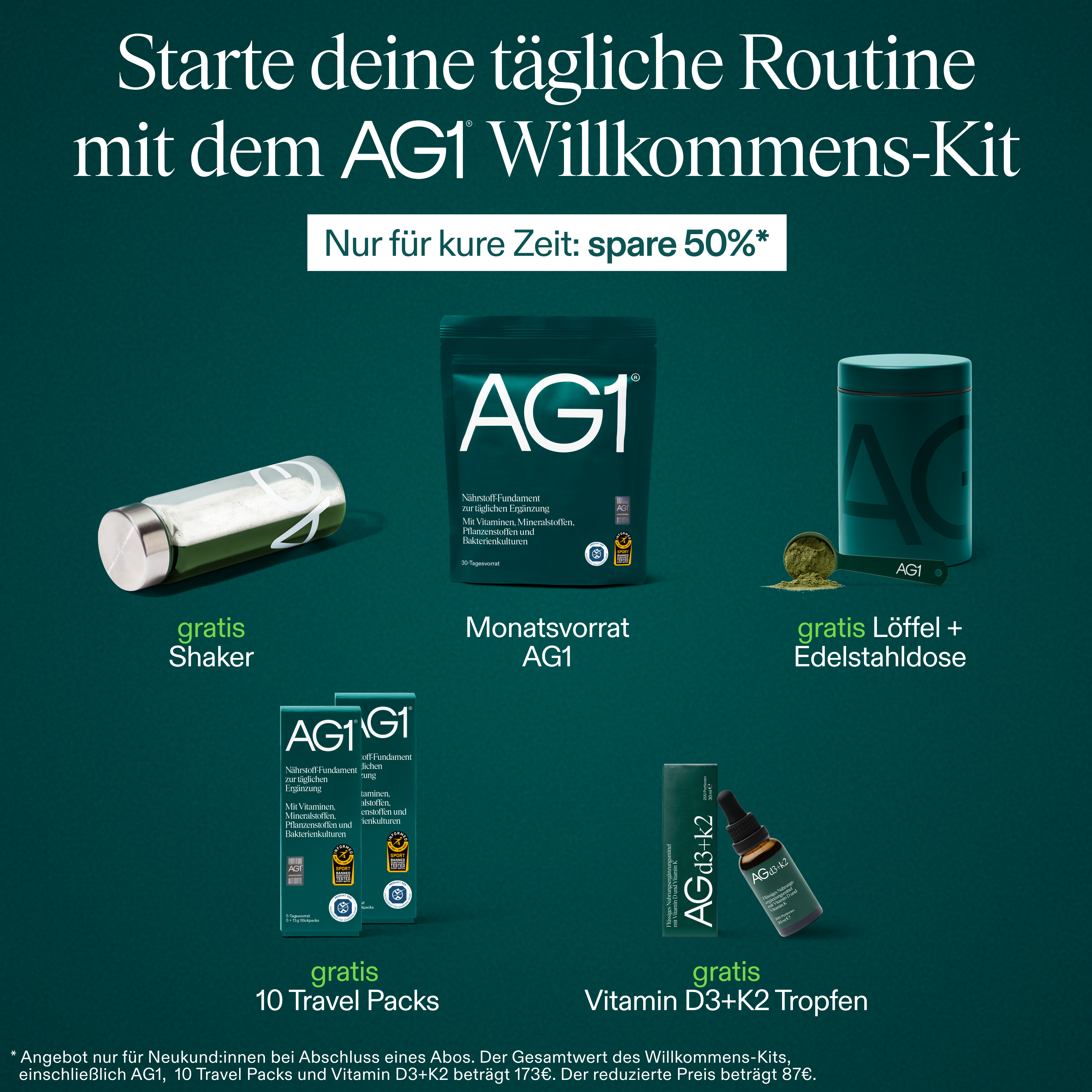 AG1 Deutschland Facebook ad