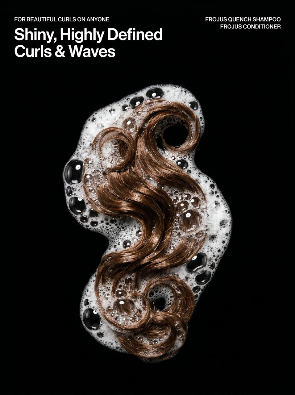 Frojus - Curly Hair Products Facebook ad: Your best curls start here.