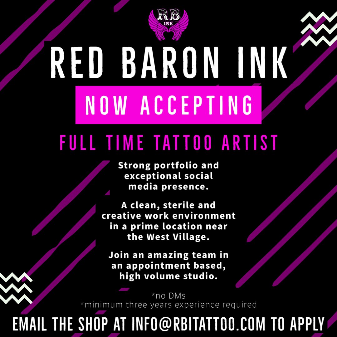 Red Baron Ink Facebook ad: Tattoo and Piercing Shop - New York | Red Baron Ink Tattoo…