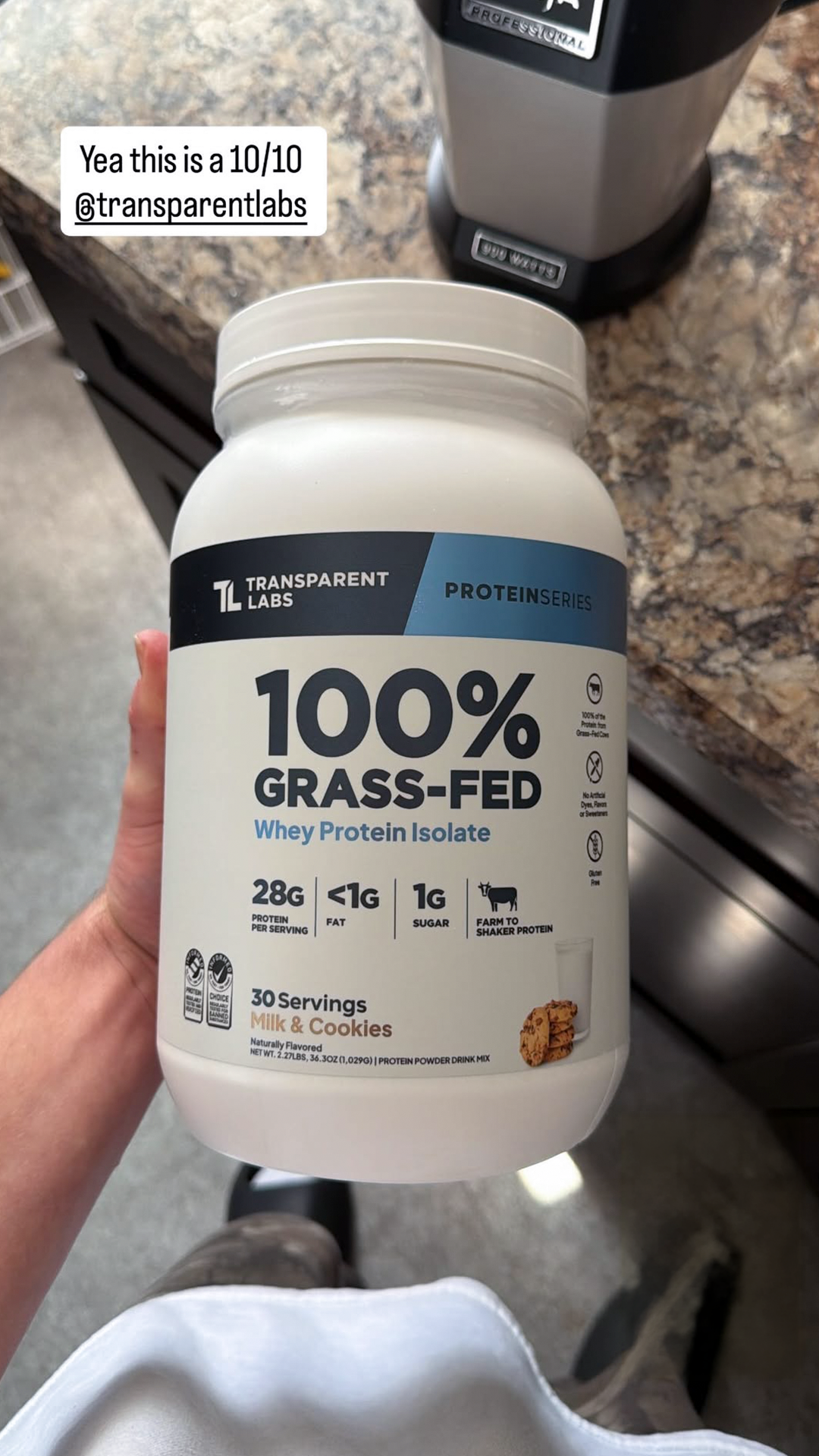 Transparent Labs Facebook ad