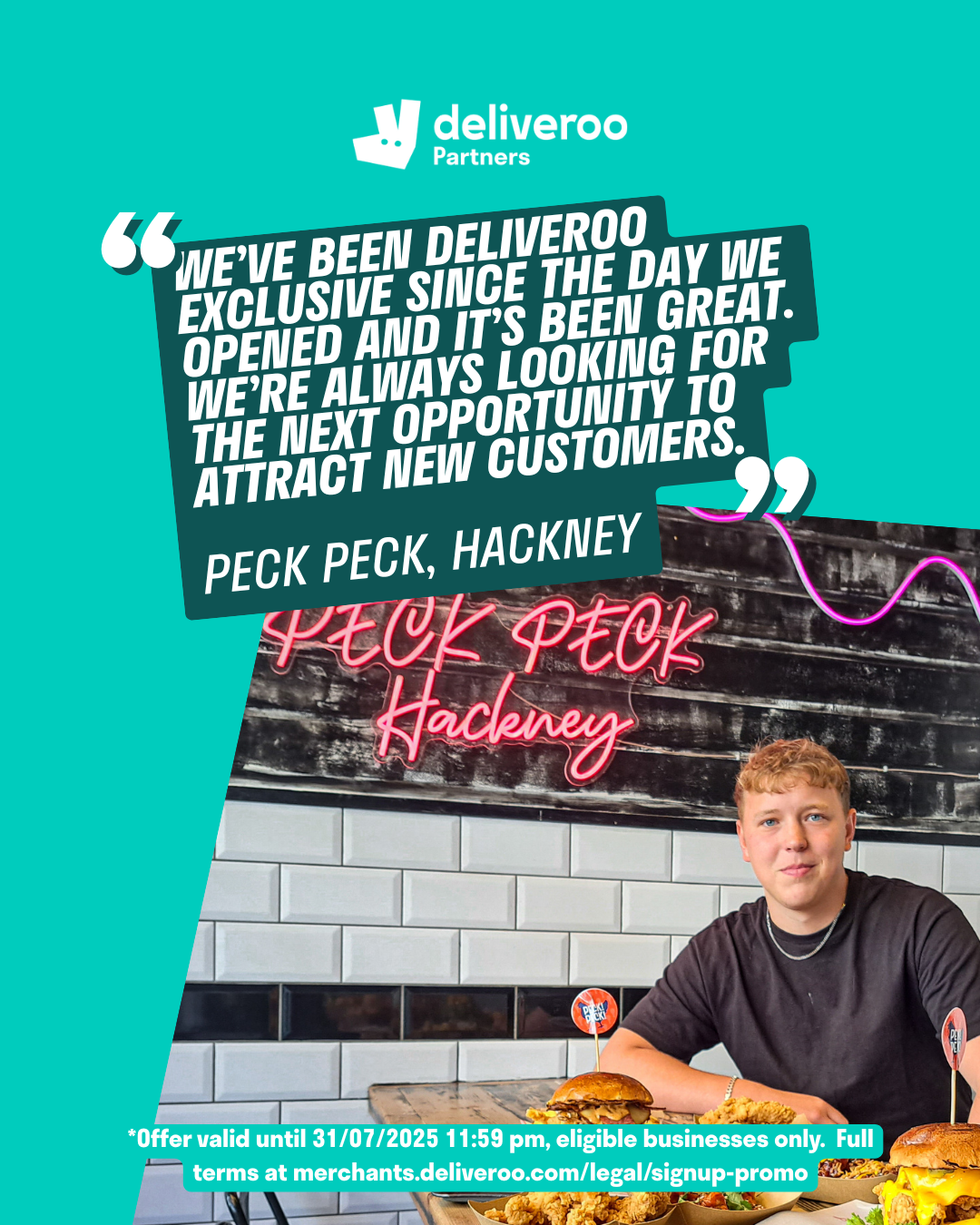 Deliveroo Facebook ad
