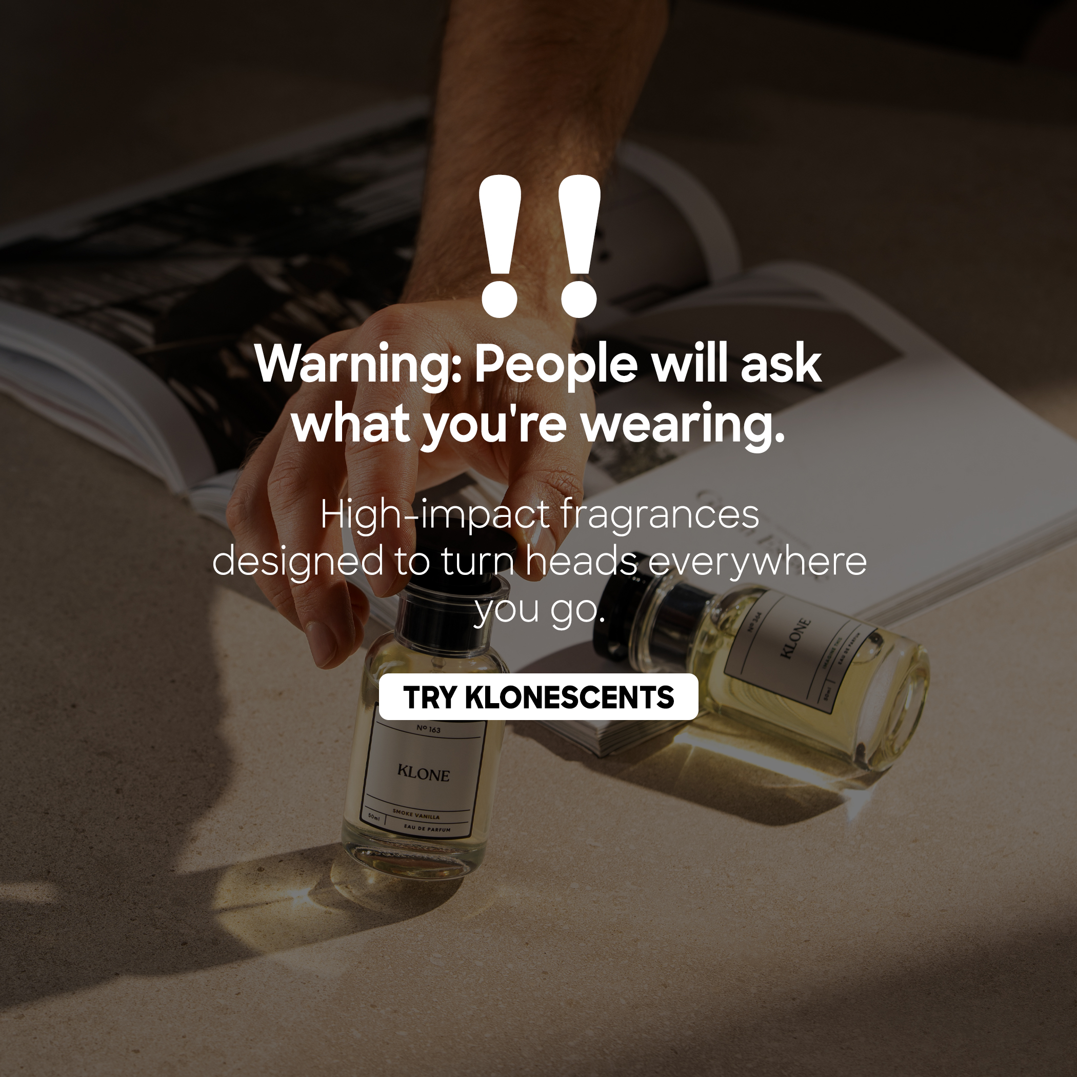 Klone Scents Facebook ad