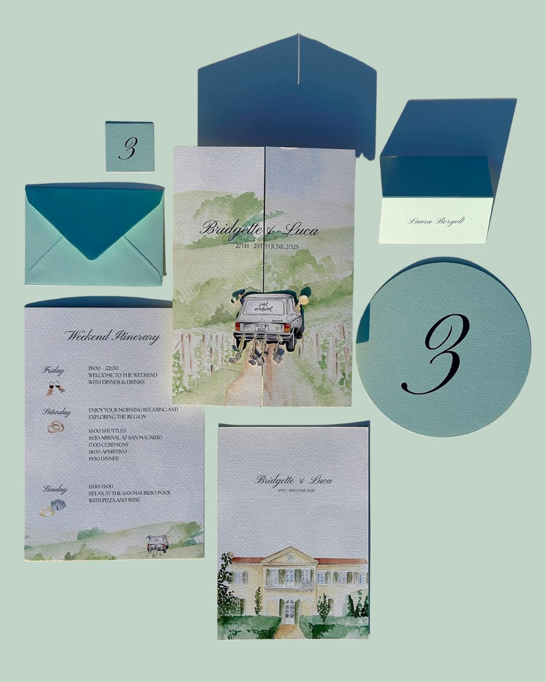 Laura’s Palette Facebook ad: Discover custom stationery that tells your story