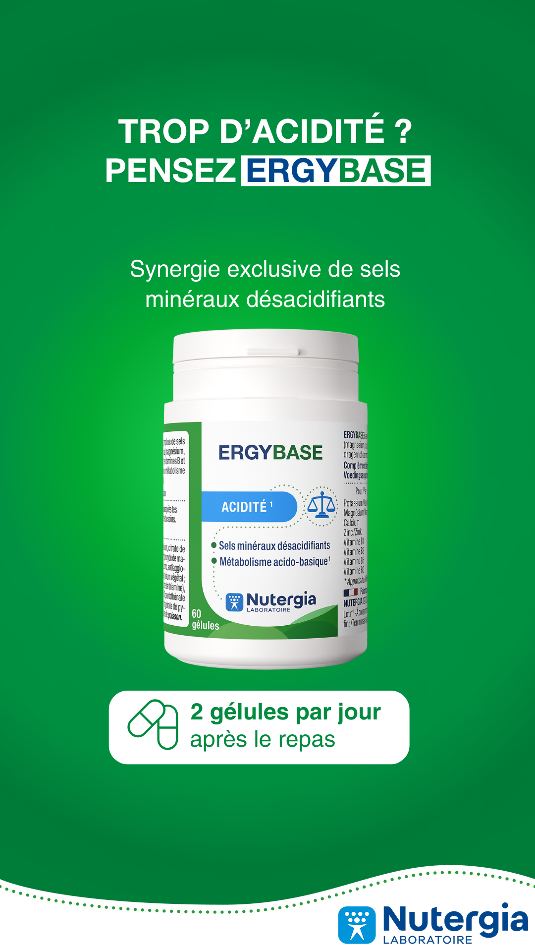 Laboratoire Nutergia Facebook ad