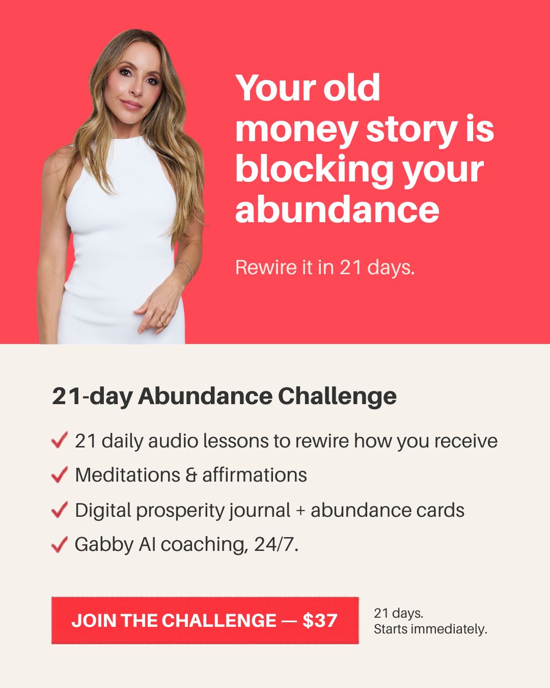 Gabby Bernstein Facebook ad