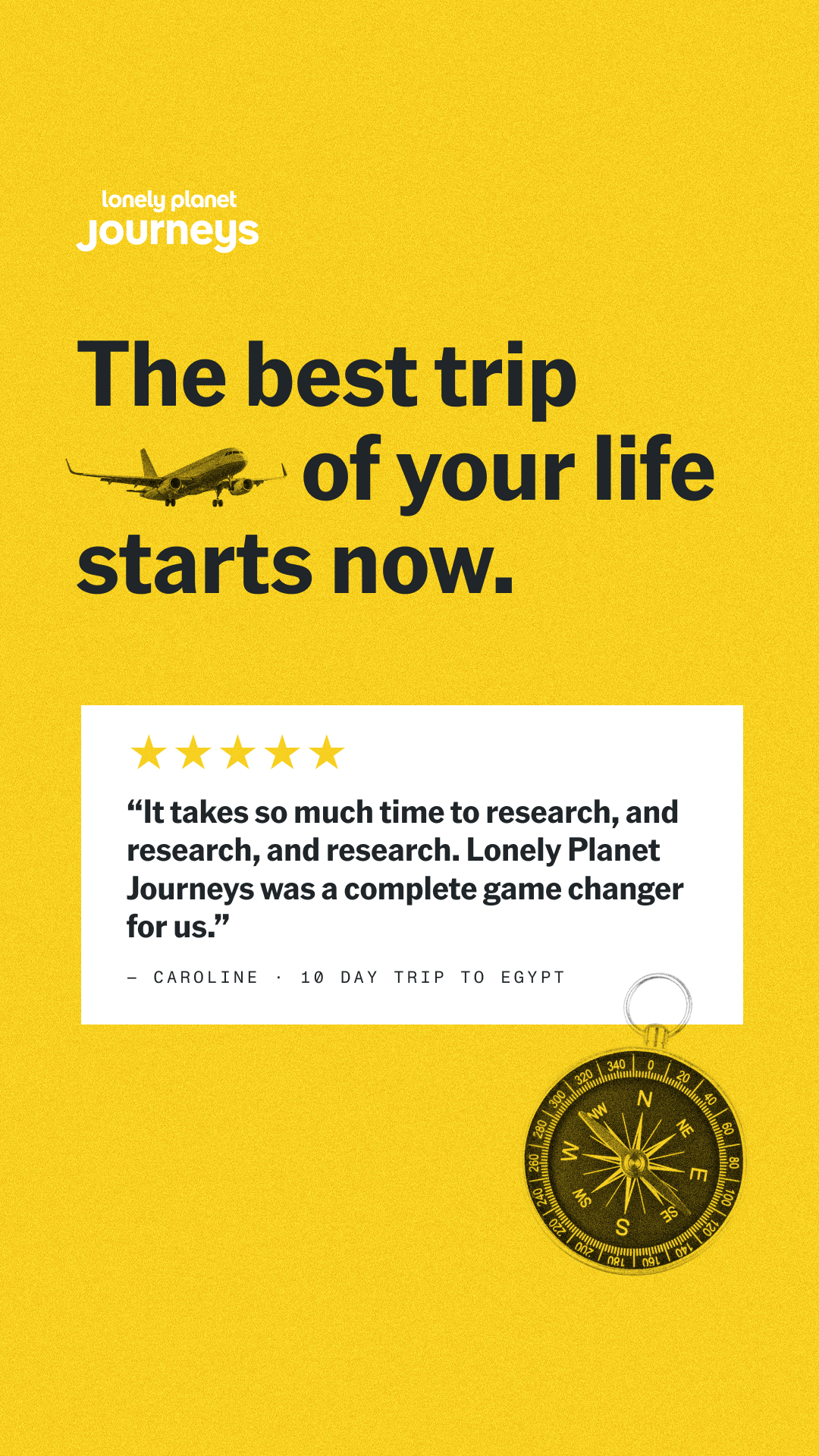 Lonely Planet Journeys Facebook ad: Want the local route?