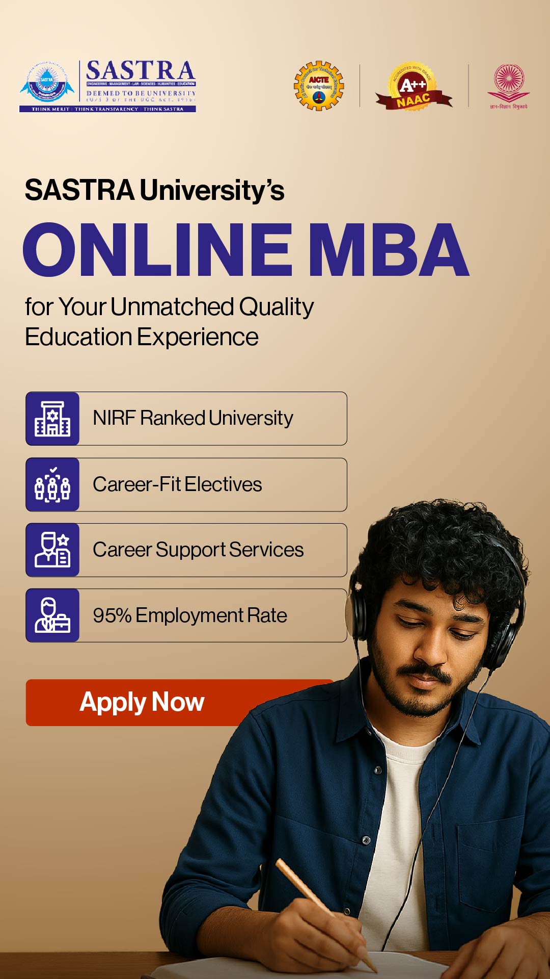 SASTRA UNIVERSITY Facebook ad
