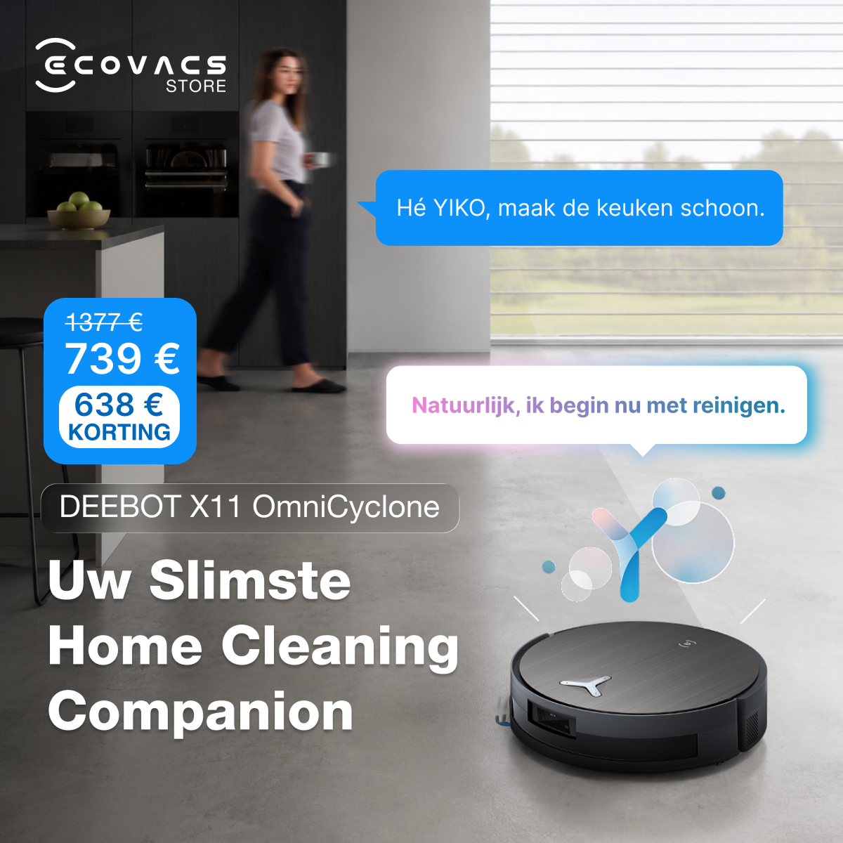 ECOVACS ROBOTICS Facebook ad