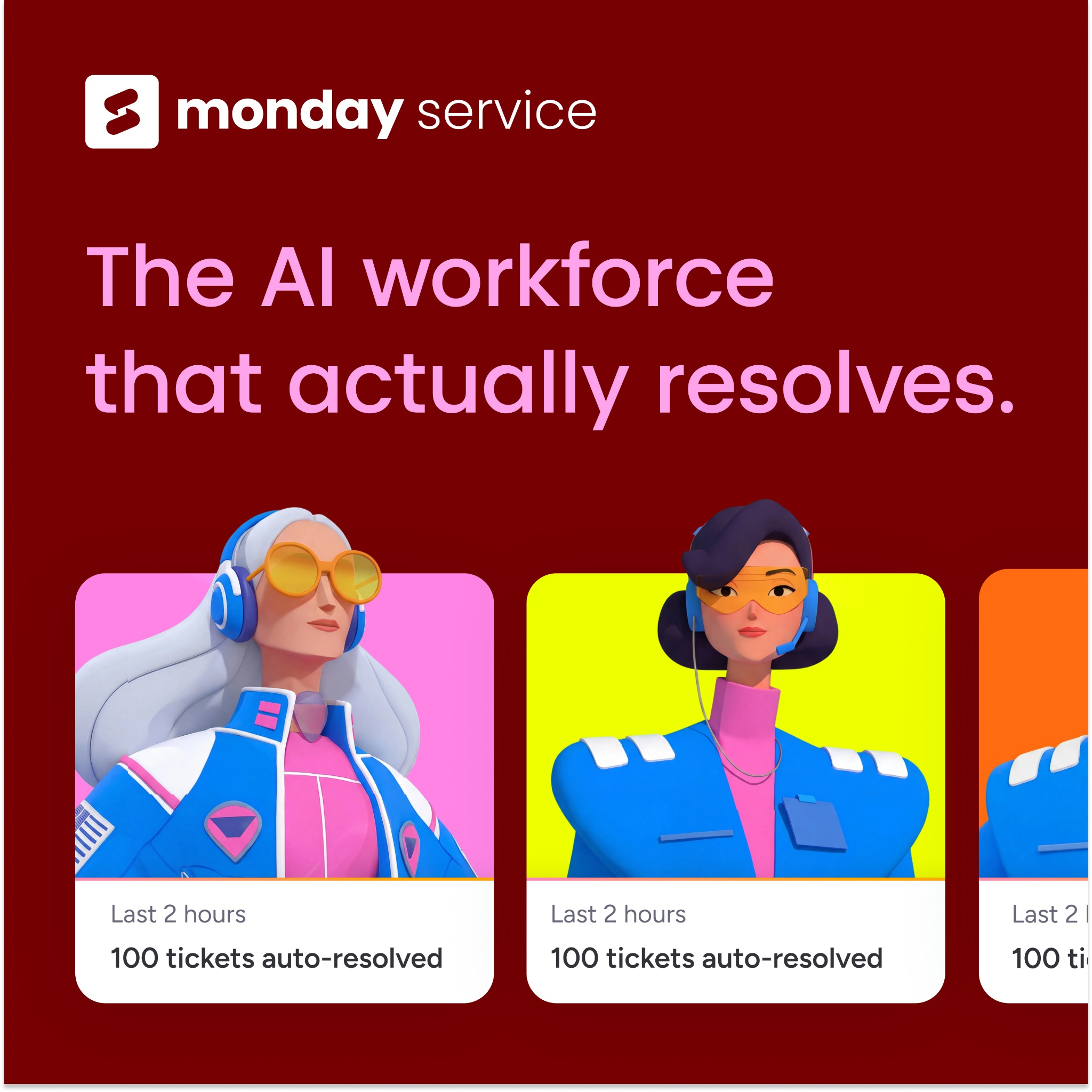 monday.com Facebook ad
