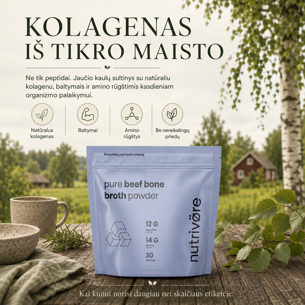 Soulel Facebook ad: Baltymai iš tikro maisto