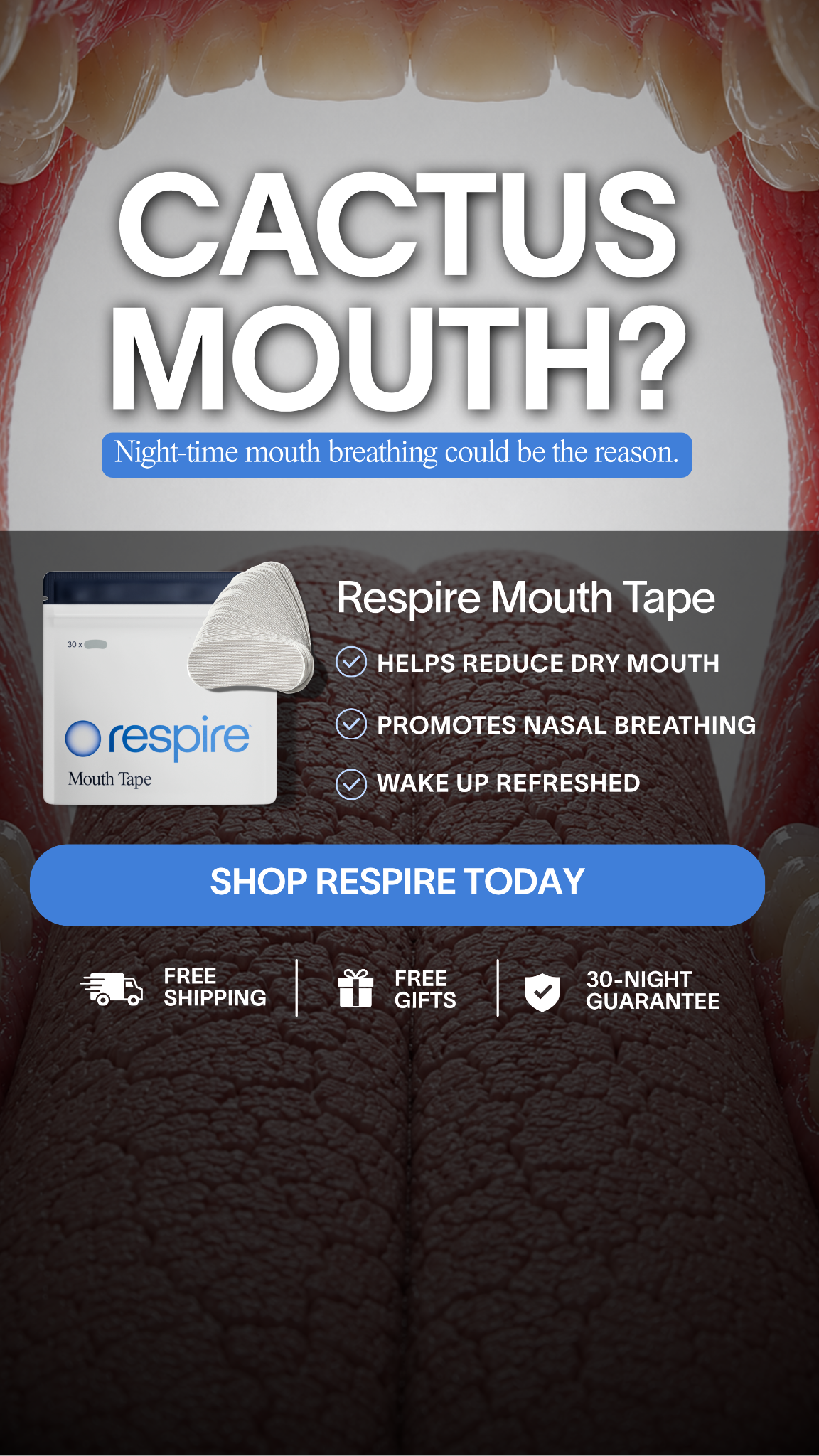 Try Respire Facebook ad