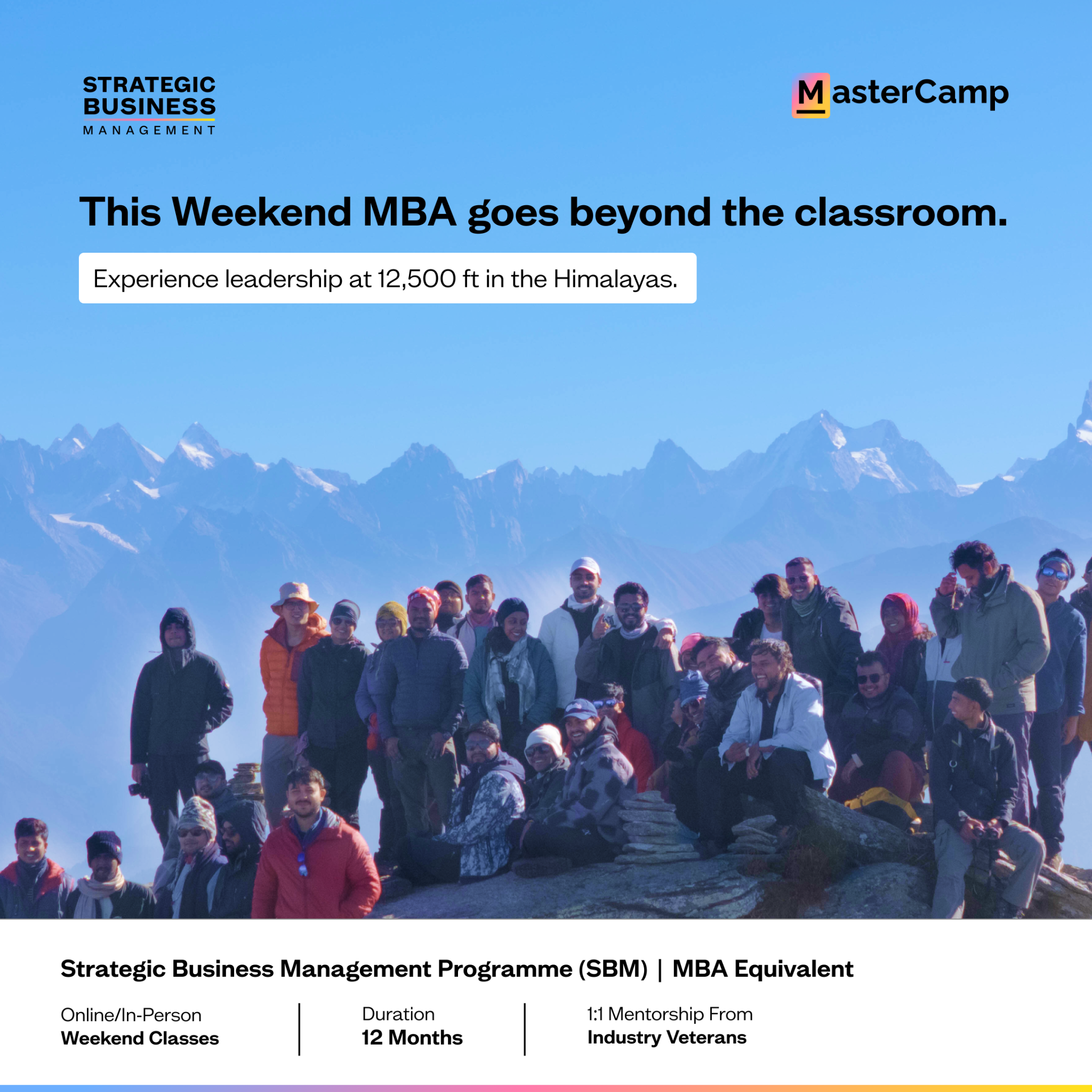 MasterCamp Facebook ad
