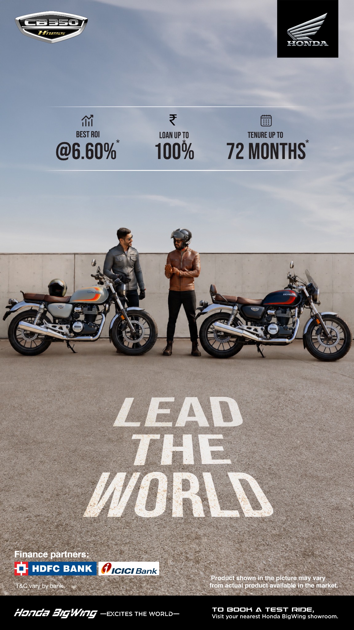 Honda BigWing India Facebook ad