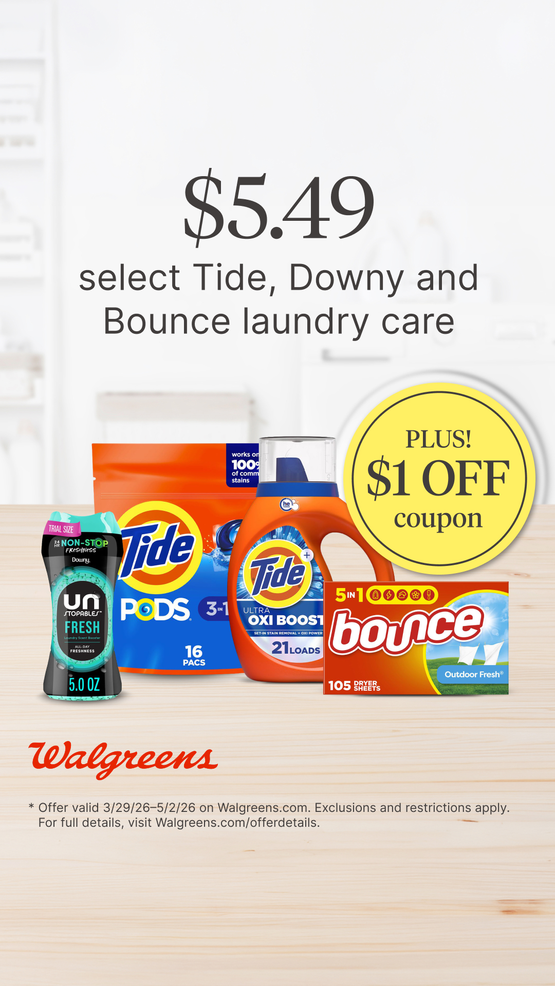 Walgreens Facebook ad