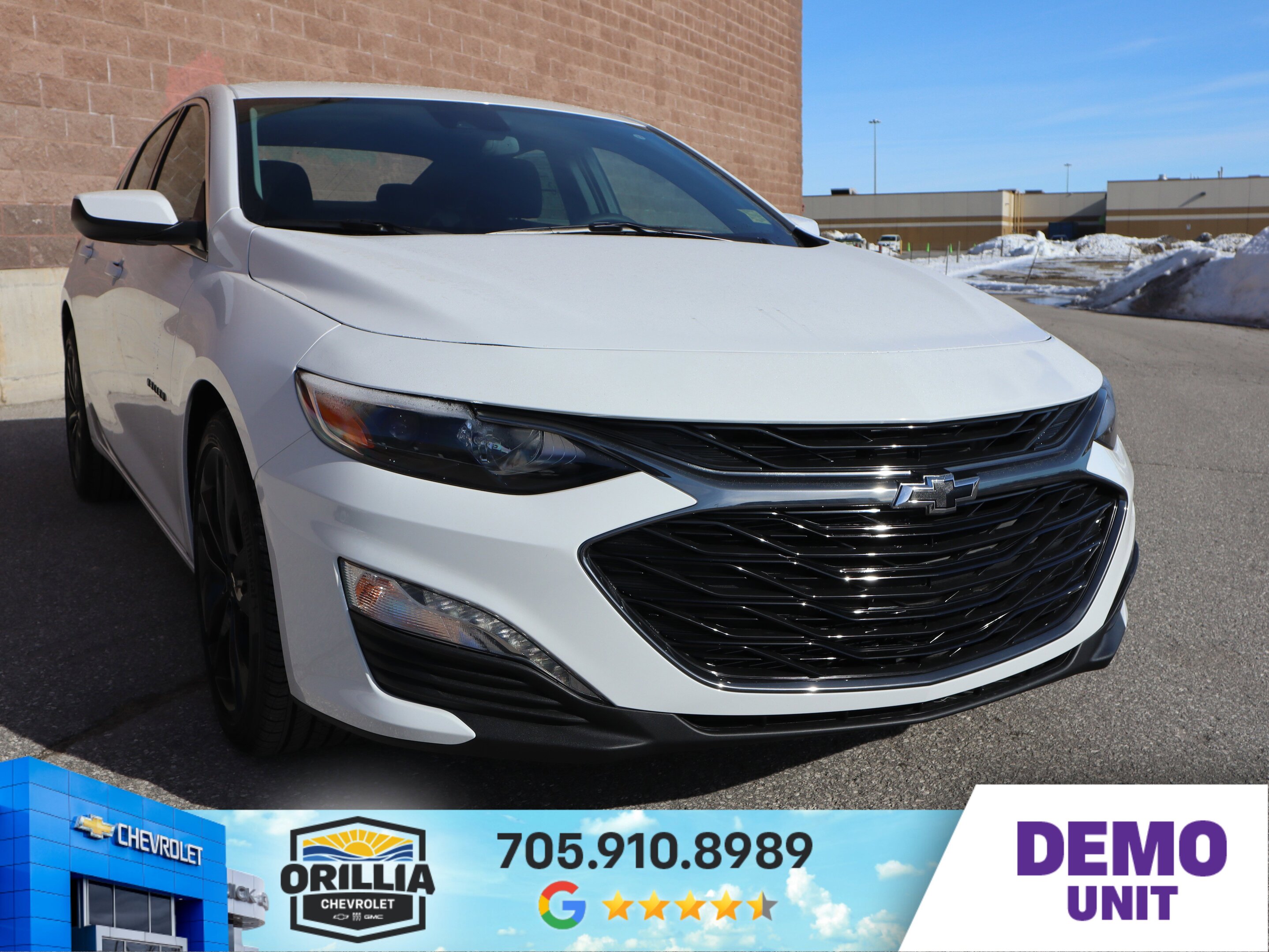 Orillia Chevrolet Buick GMC Facebook ad: Hot demo deals are hitting the track!