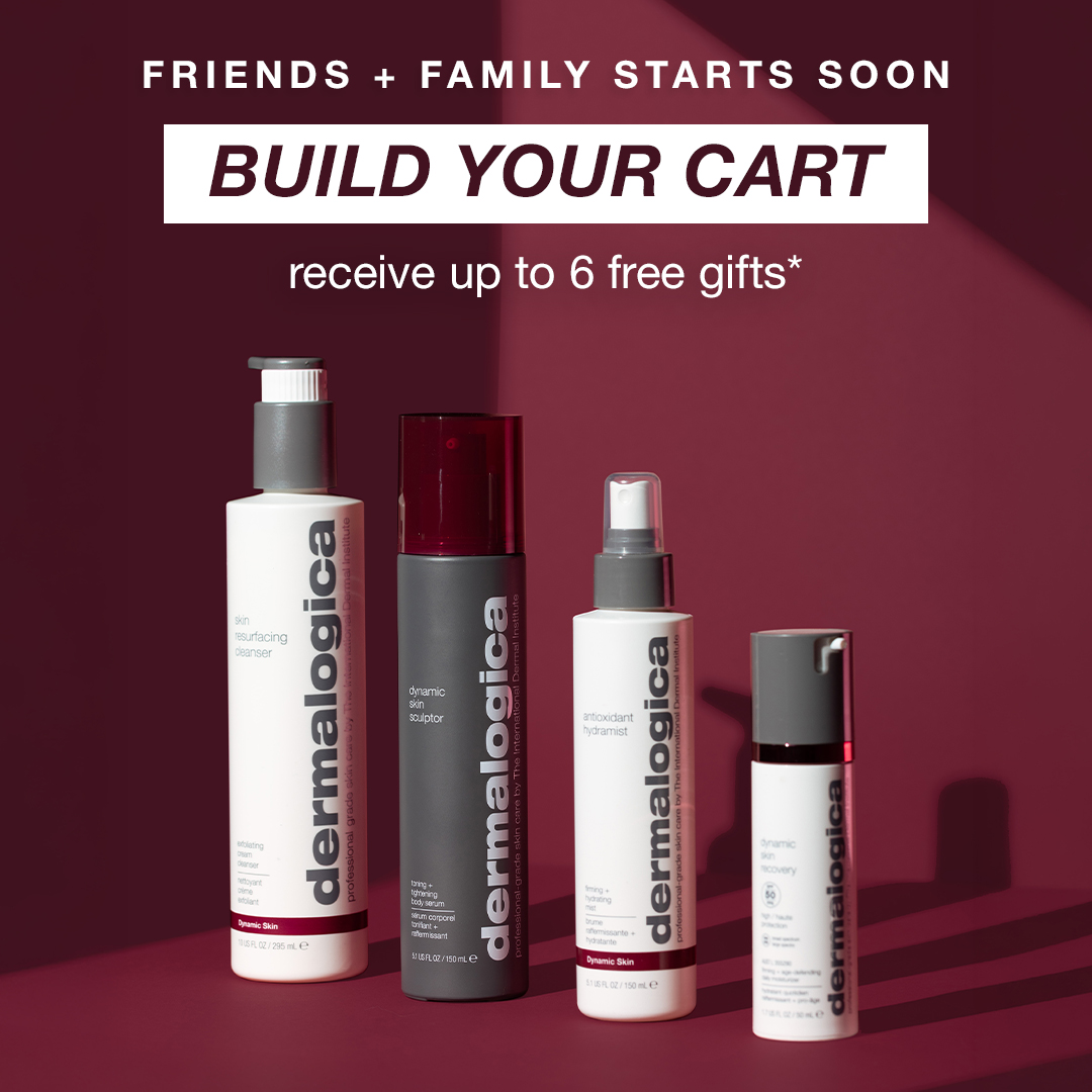 Dermalogica Facebook ad: Friends + Family