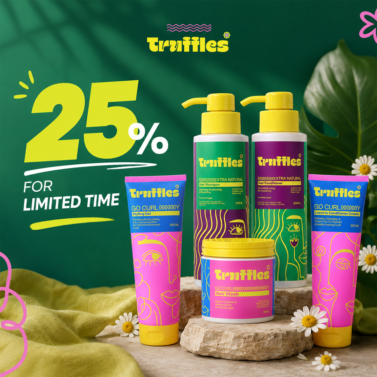 Truffles_Co Facebook ad: 25% OFF, Don’t Miss It!