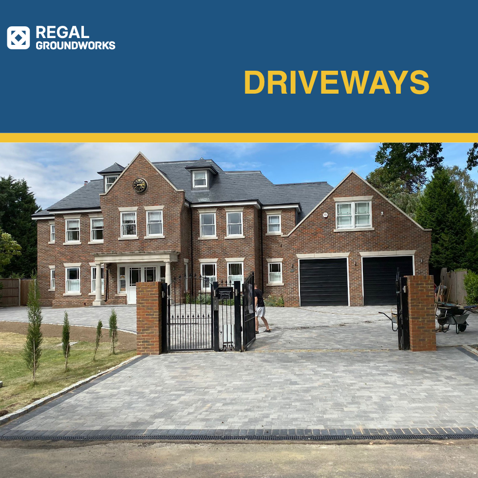 Regal Groundworks Facebook ad: Driveways, Patio & Groundwork specialists in Surrey and…